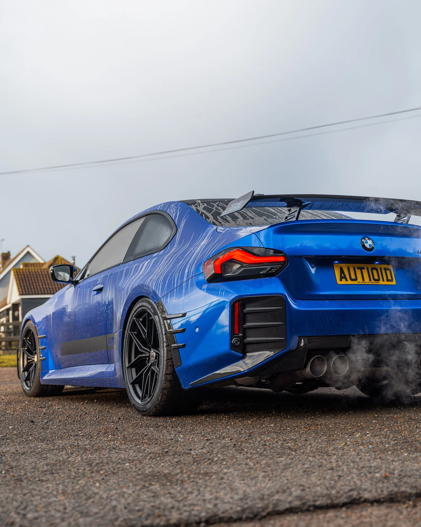 BMW M2 G87 Pre-Preg Carbon Fibre Rear Side Fender Trim Spats by FORM (2023+) - Image 3