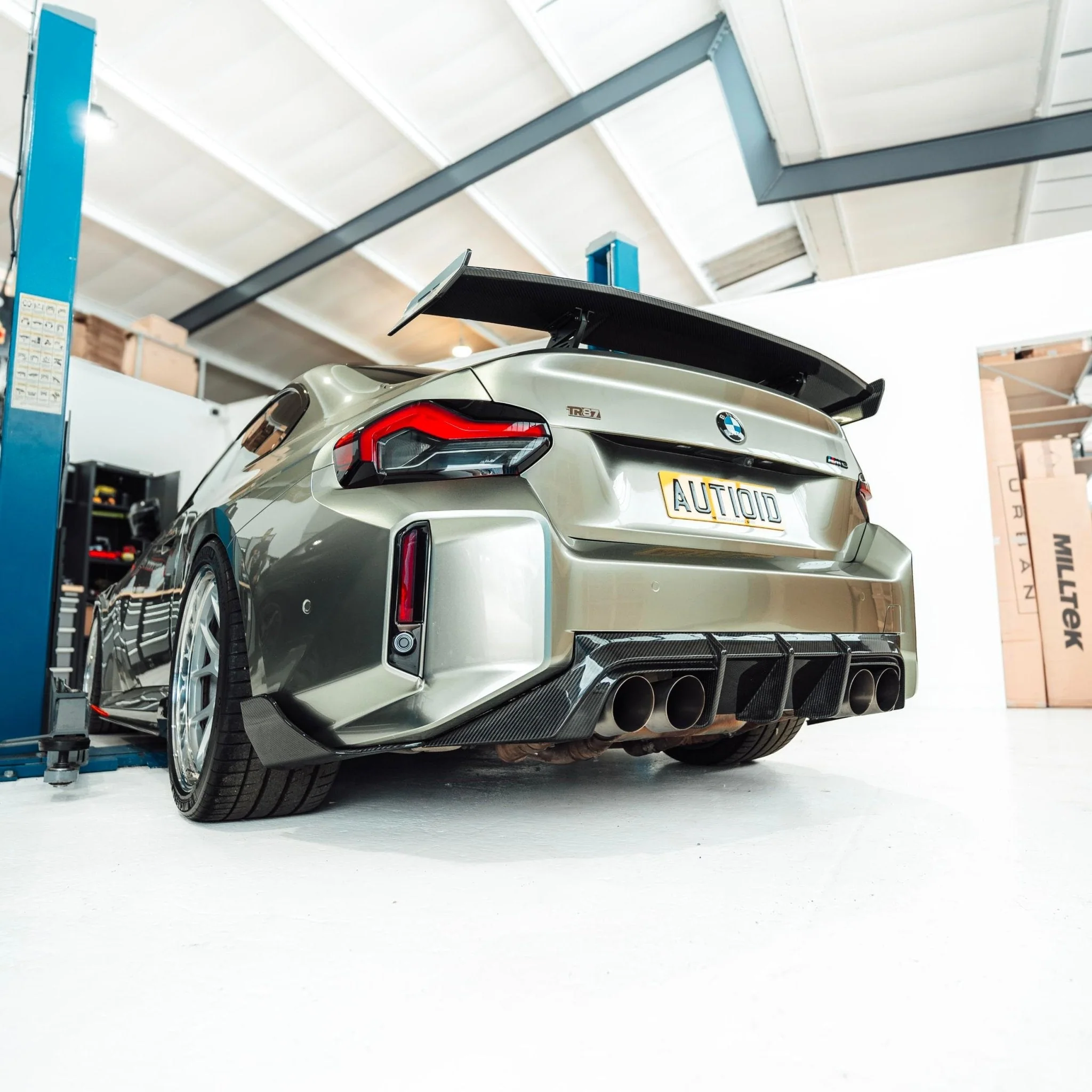 BMW M2 G87 Pre-Preg Carbon Fibre TR87 Rear Diffuser by TREVORA (2023+) - Image 7
