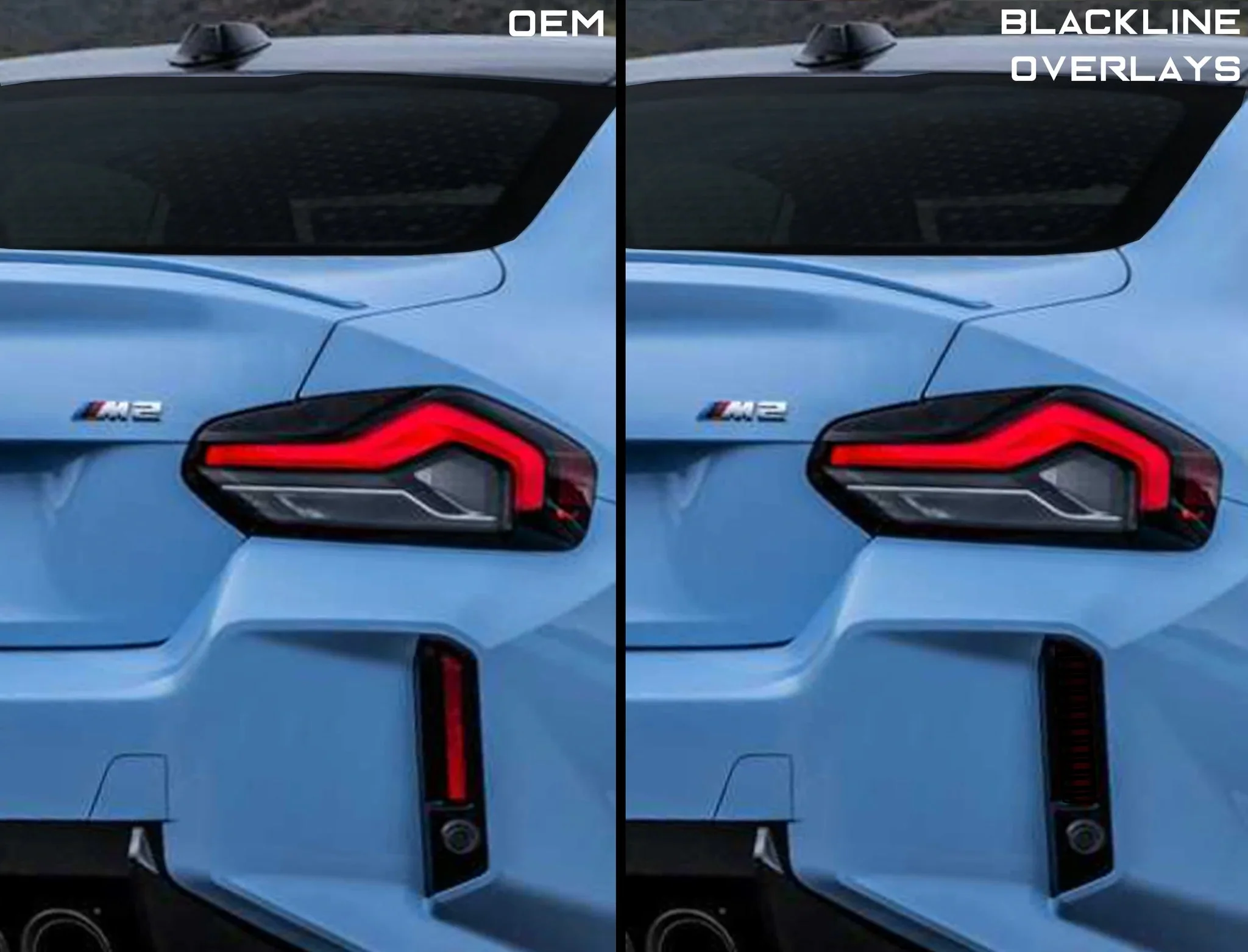 BMW M2 G87 Rear Reflector Decal Sticker by Goldenwrench - Image 3