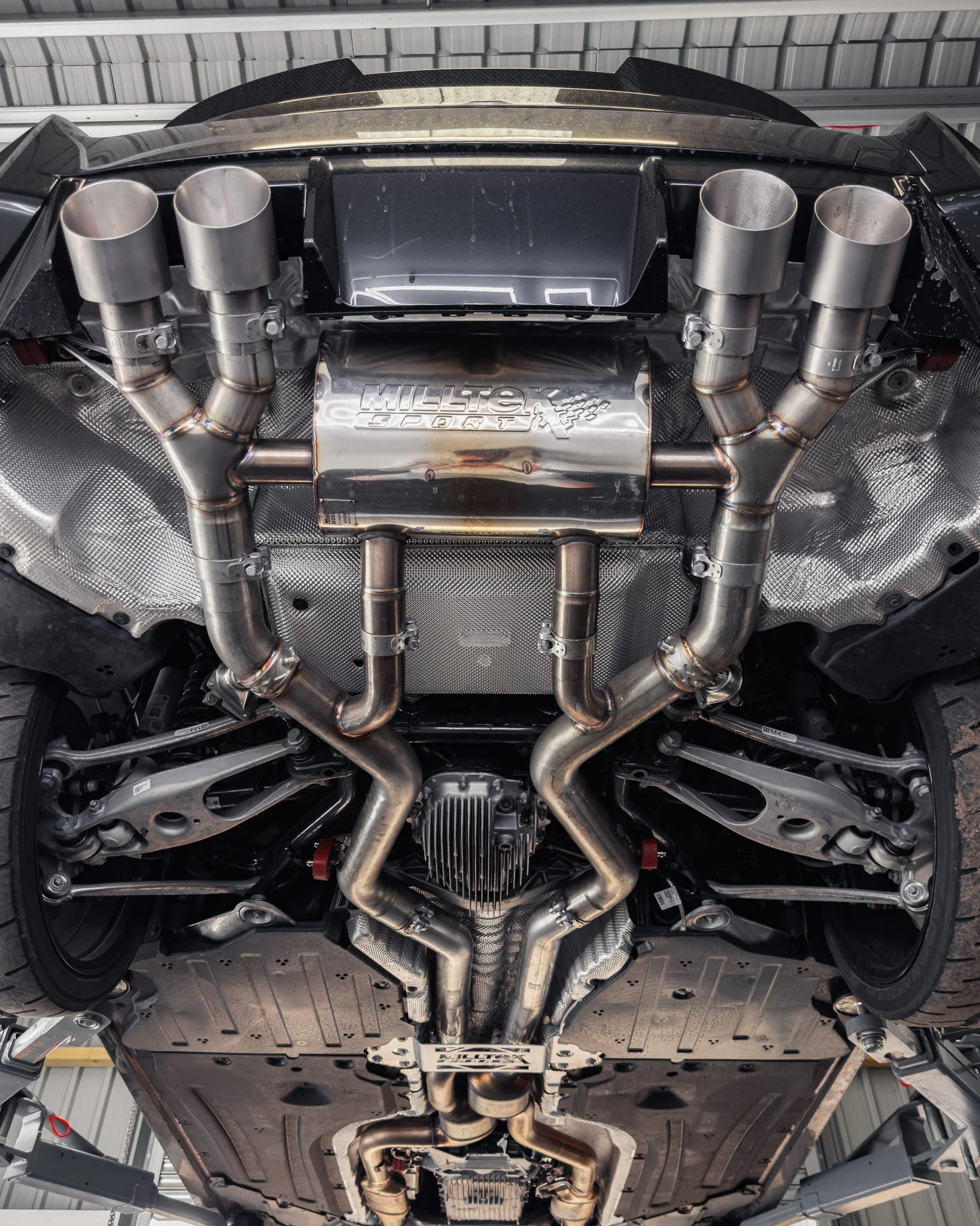 BMW M2 G87 S58 (OPF/GPF) Exhaust System by Milltek Sport (2023+) - Image 4