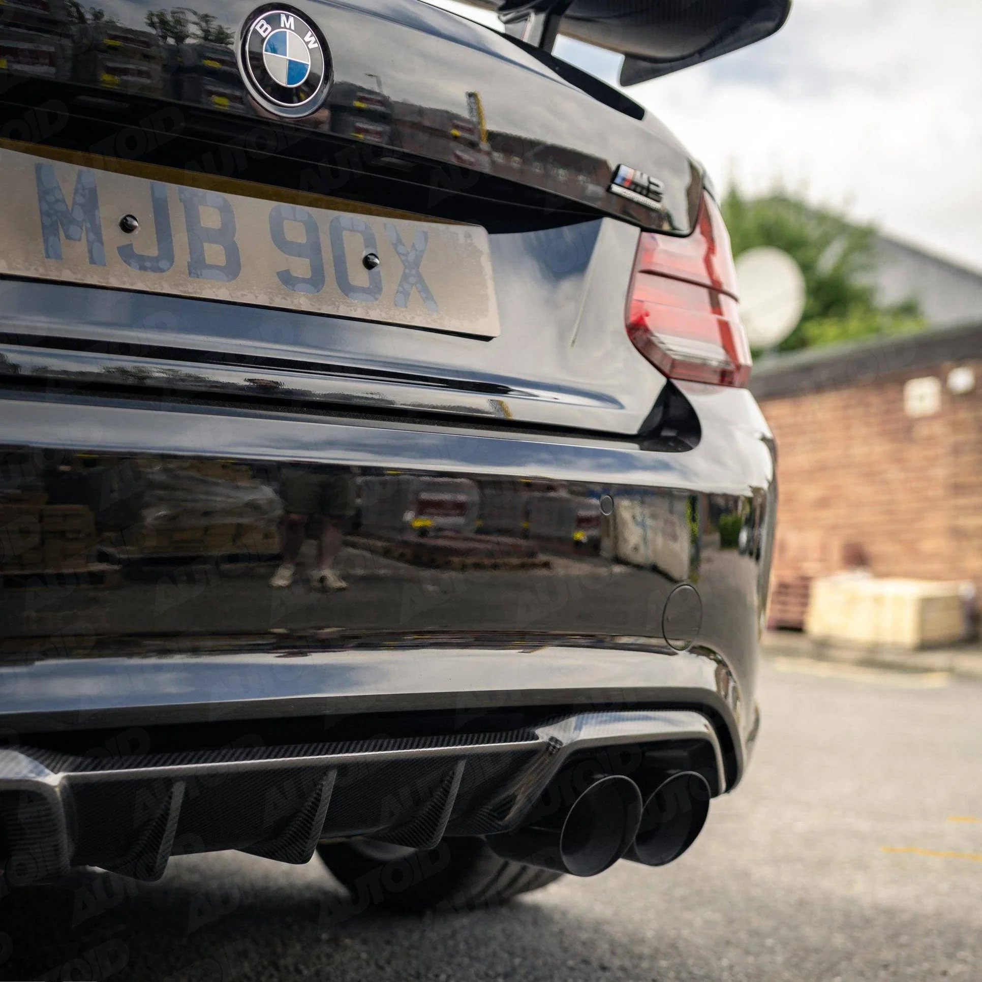 BMW M2 & M2 Competition F87 Pre-preg Carbon Fibre Performance Rear Diffuser Pro by FORM (2015-2021) - Image 3