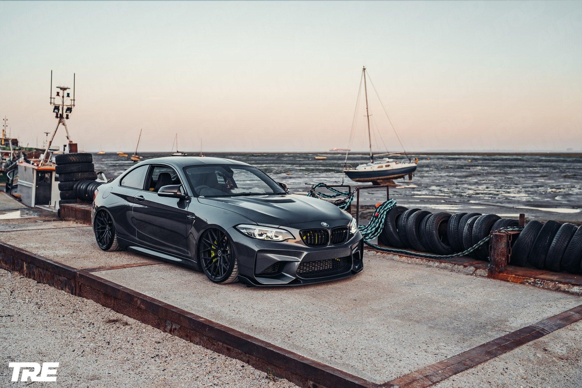 BMW M2 OG F87 Pre-Preg ID-01 Carbon Fibre Front Splitter by TREVORA (2015-2018) - Image 18
