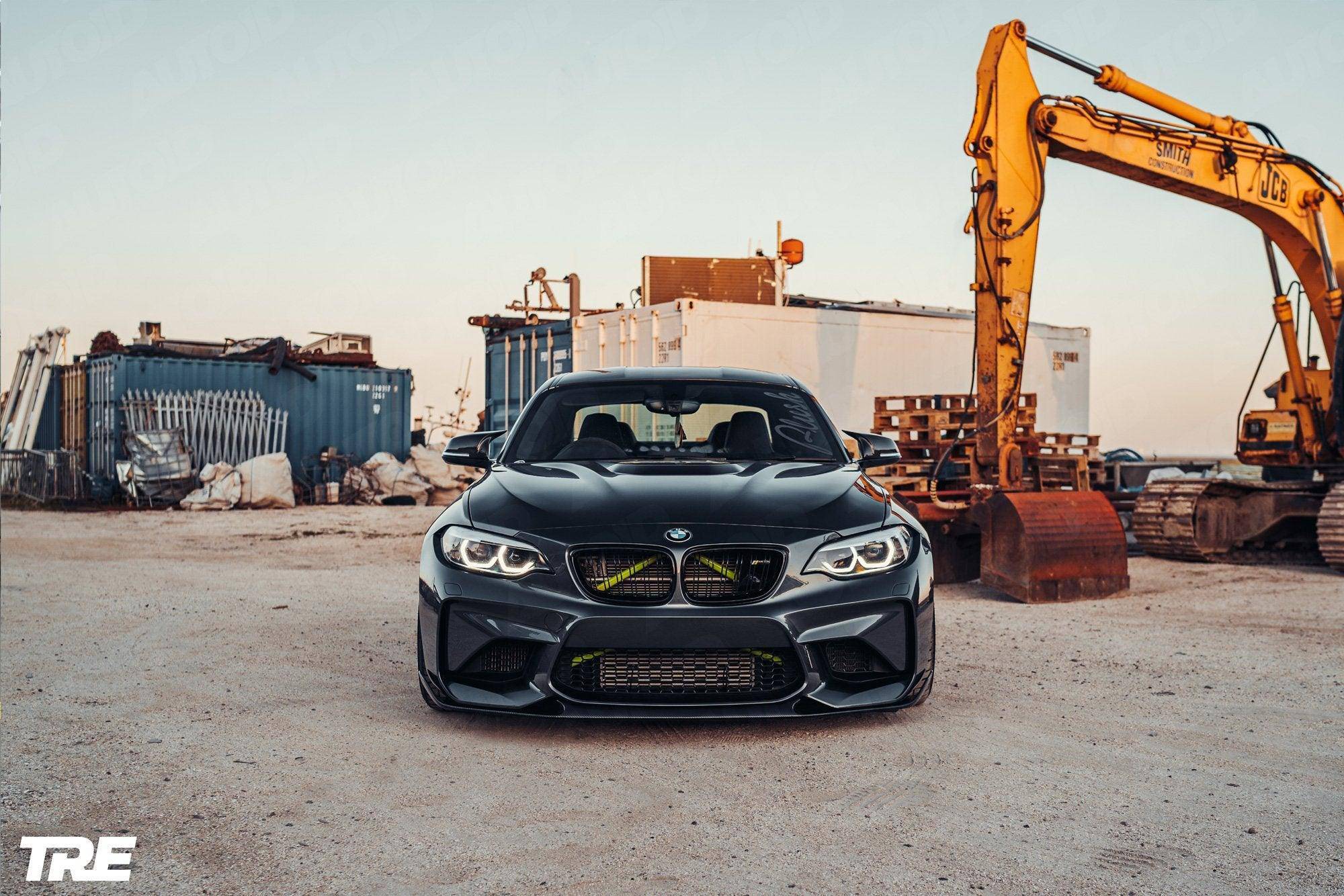 BMW M2 OG F87 Pre-Preg ID-01 Carbon Fibre Front Splitter by TREVORA (2015-2018) - Image 21