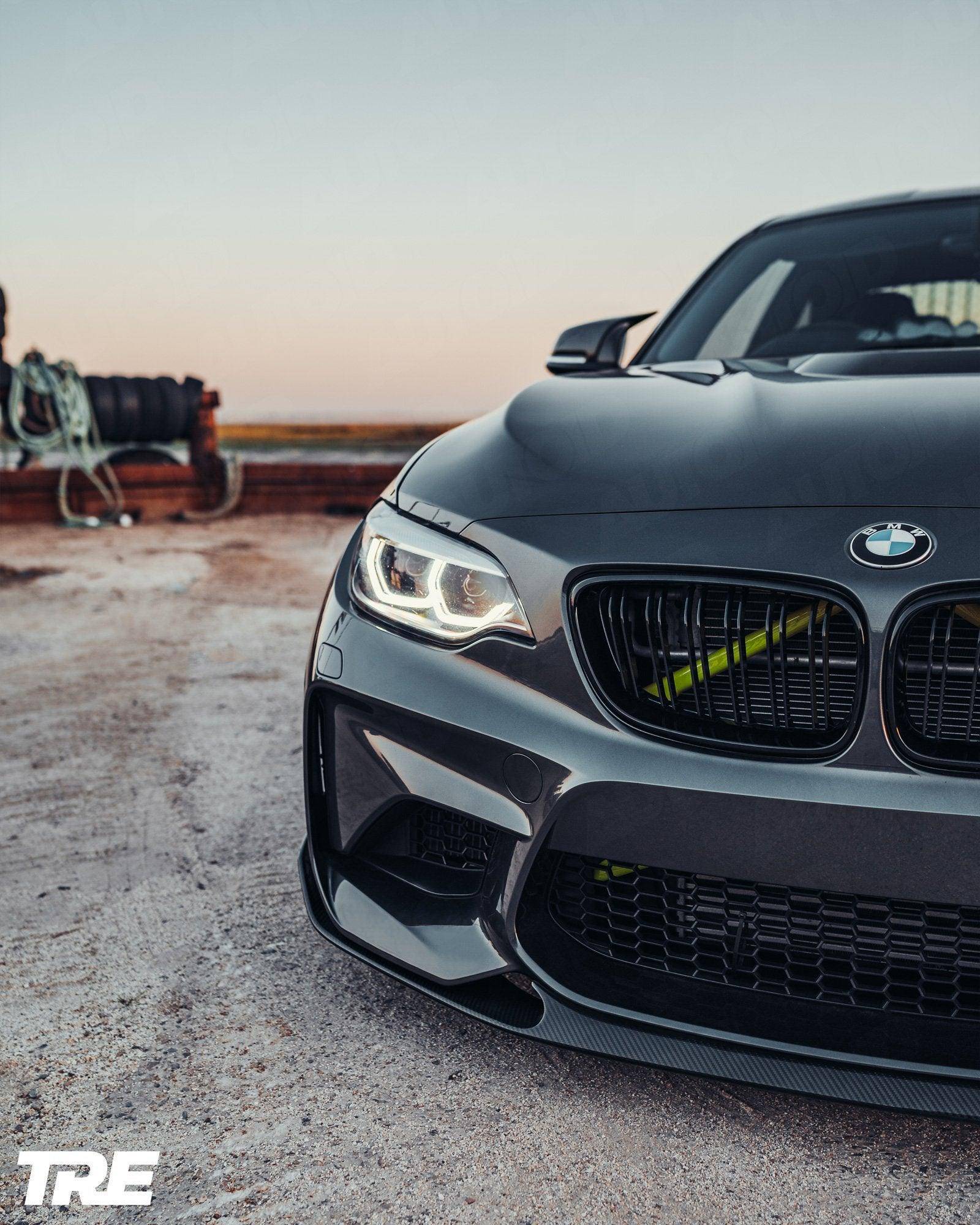 BMW M2 OG F87 Pre-Preg ID-01 Carbon Fibre Front Splitter by TREVORA (2015-2018) - Image 25
