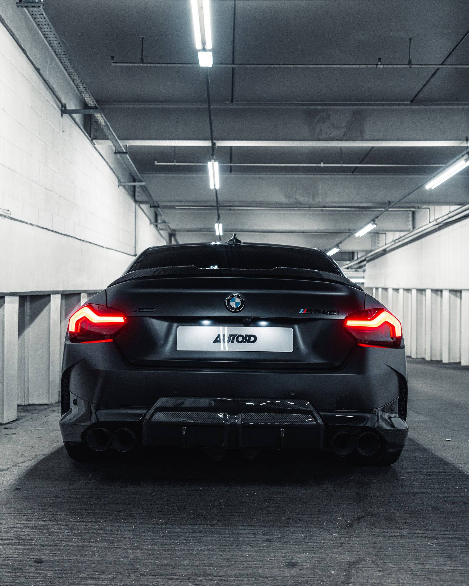 BMW M240i Genuine M Performance Black High Gloss Model Badge - Image 4