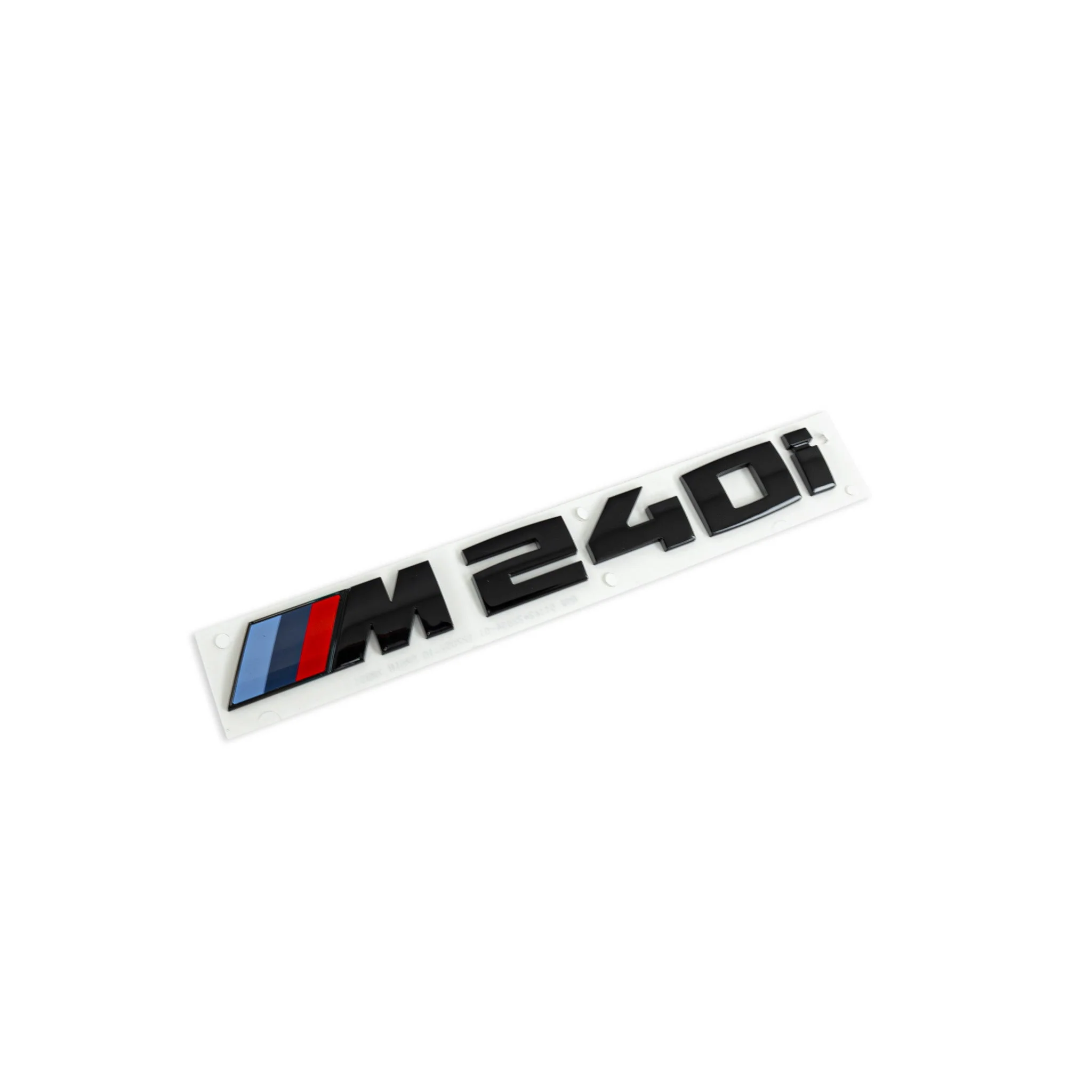 BMW M240i Genuine M Performance Black High Gloss Model Badge - Image 7