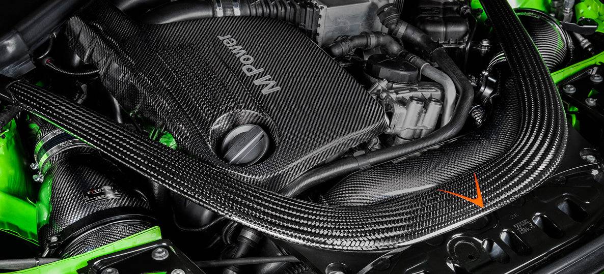 BMW M3 F80 & M4 F82 Eventuri V2 Full Black Carbon Fibre Intake Kit (2014-2020) - Image 9