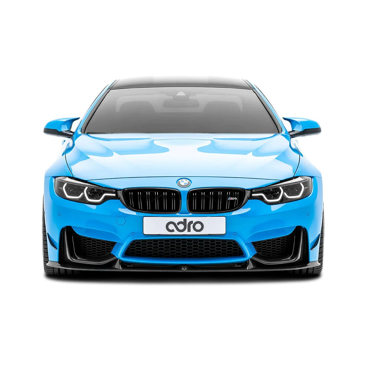 BMW M3 F80 & M4 F82 F83 Pre-Preg Carbon Fibre Front Splitter by Adro (2014-2020) - Image 2