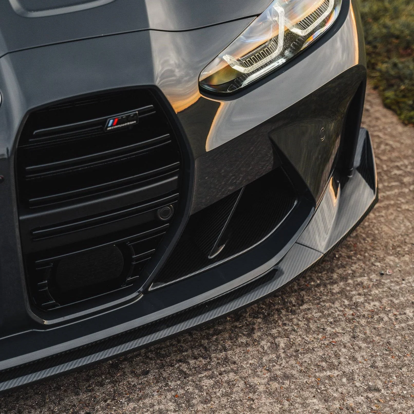 BMW M3 G80 G81 & BMW M4 G82 G83 Pre-Preg Carbon Fibre T-CSL Front Splitter by FORM (2021+) - Image 11