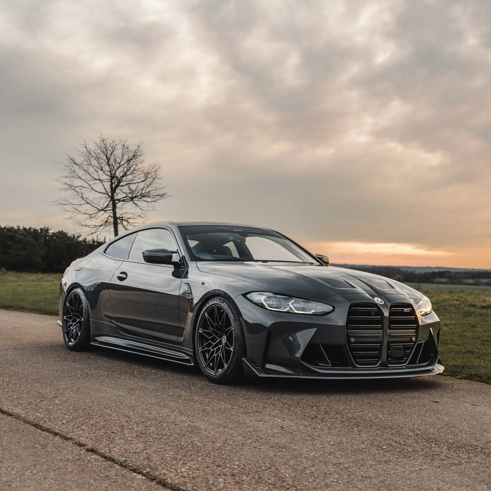BMW M3 G80 G81 & BMW M4 G82 G83 Pre-Preg Carbon Fibre T-CSL Front Splitter by FORM (2021+) - Image 12