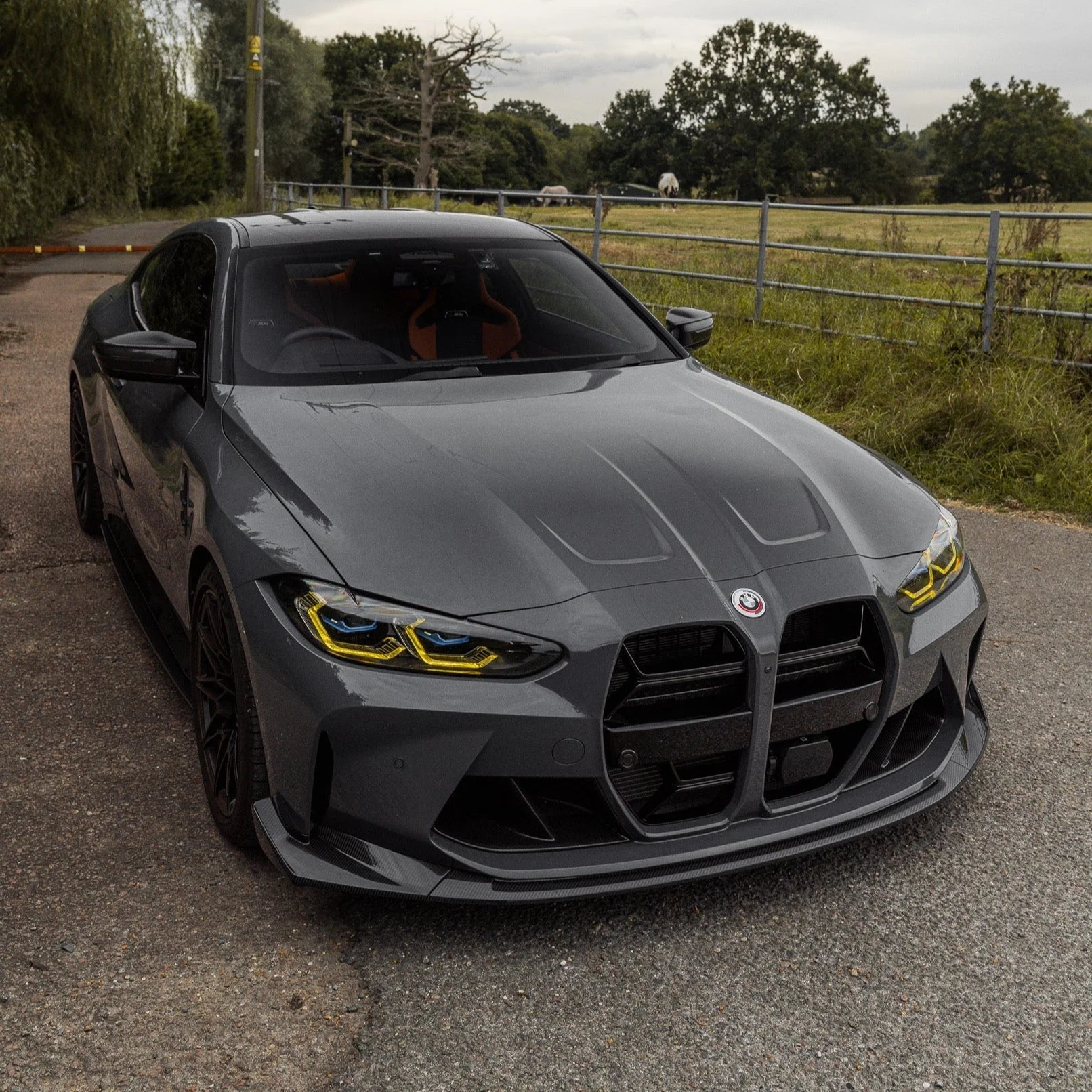 BMW M3 G80 G81 & BMW M4 G82 G83 Pre-Preg Carbon Fibre T-CSL Front Splitter by FORM (2021+) - Image 14