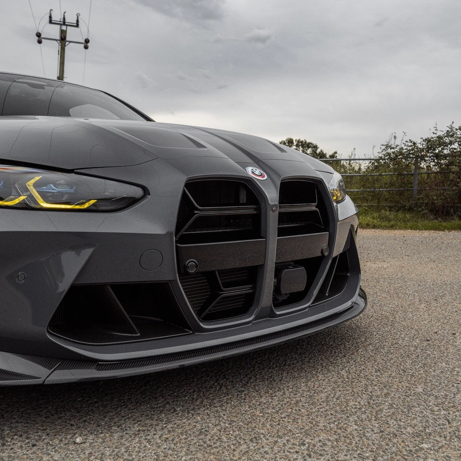 BMW M3 G80 G81 & BMW M4 G82 G83 Pre-Preg Carbon Fibre T-CSL Front Splitter by FORM (2021+) - Image 17