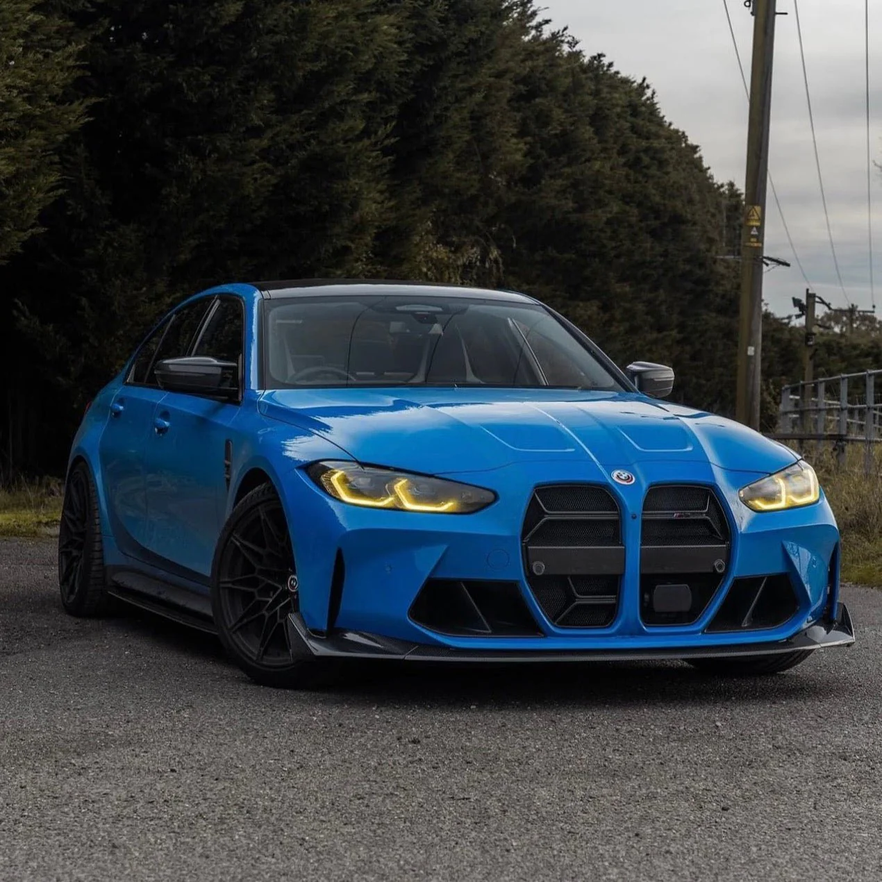 BMW M3 G80 G81 & BMW M4 G82 G83 Pre-Preg Carbon Fibre T-CSL Front Splitter by FORM (2021+) - Image 3