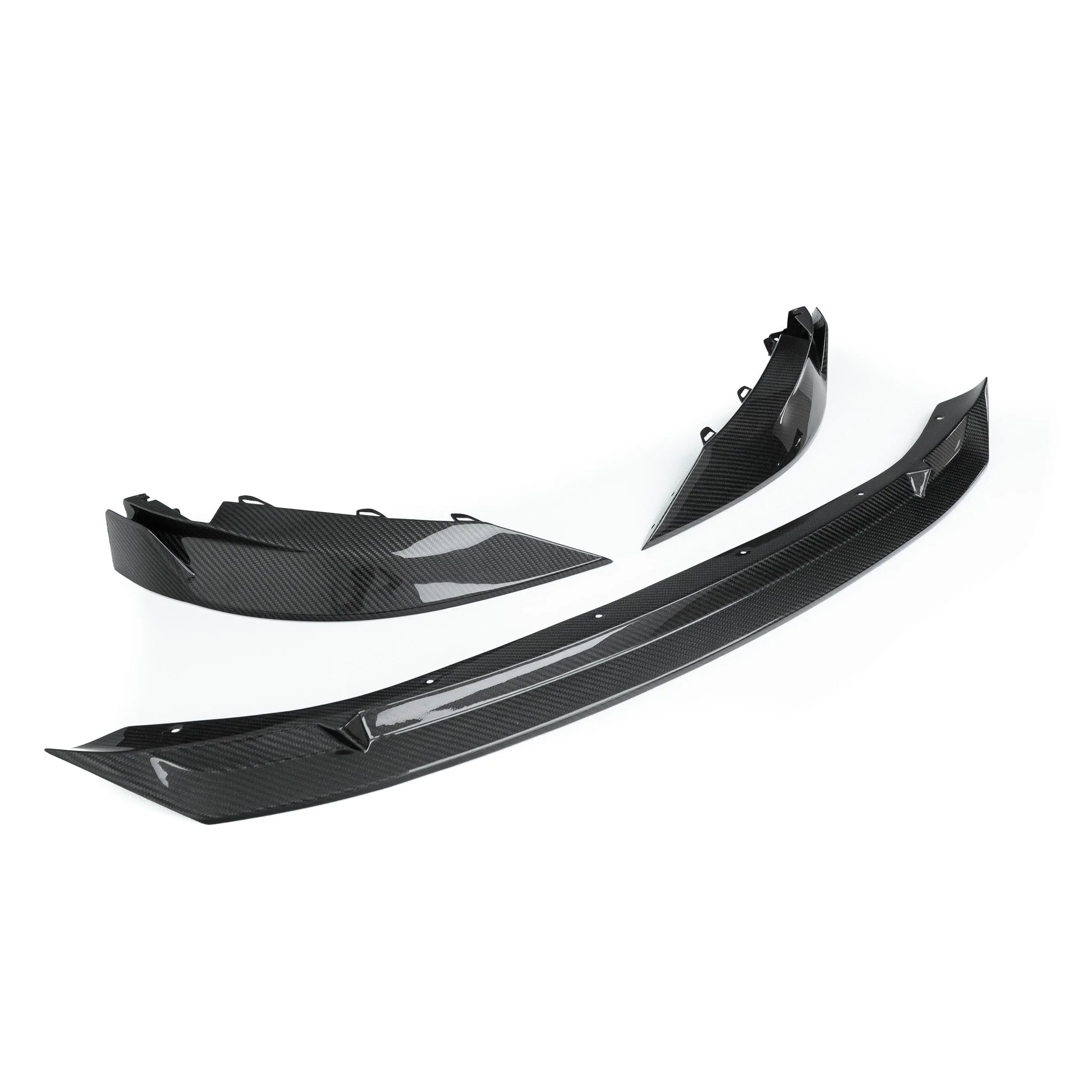 BMW M3 G80 G81 & BMW M4 G82 G83 Pre-Preg Carbon Fibre ID-01 Front Splitter by TREVORA (2021+) - Image 8