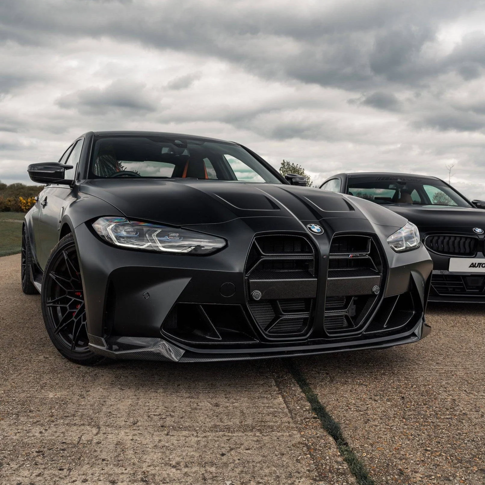 BMW M3 G80 G81 & BMW M4 G82 G83 Pre-Preg Carbon Fibre Performance Front Splitter Pro by FORM (2021+) - Image 2