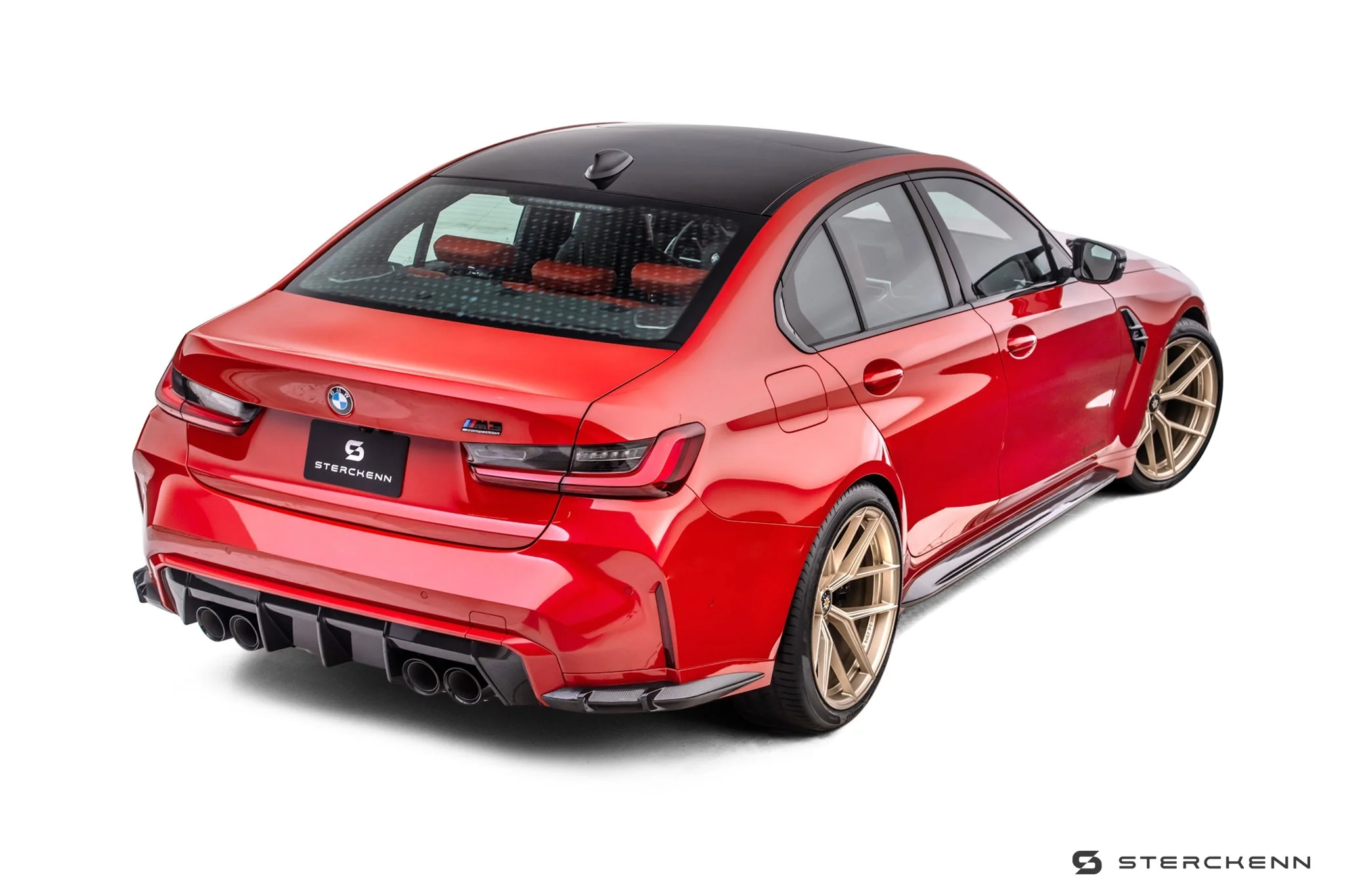 BMW M3 G80 G81 Carbon Fibre Rear Bumper Extension Canards by Sterckenn (2021+) - Image 3