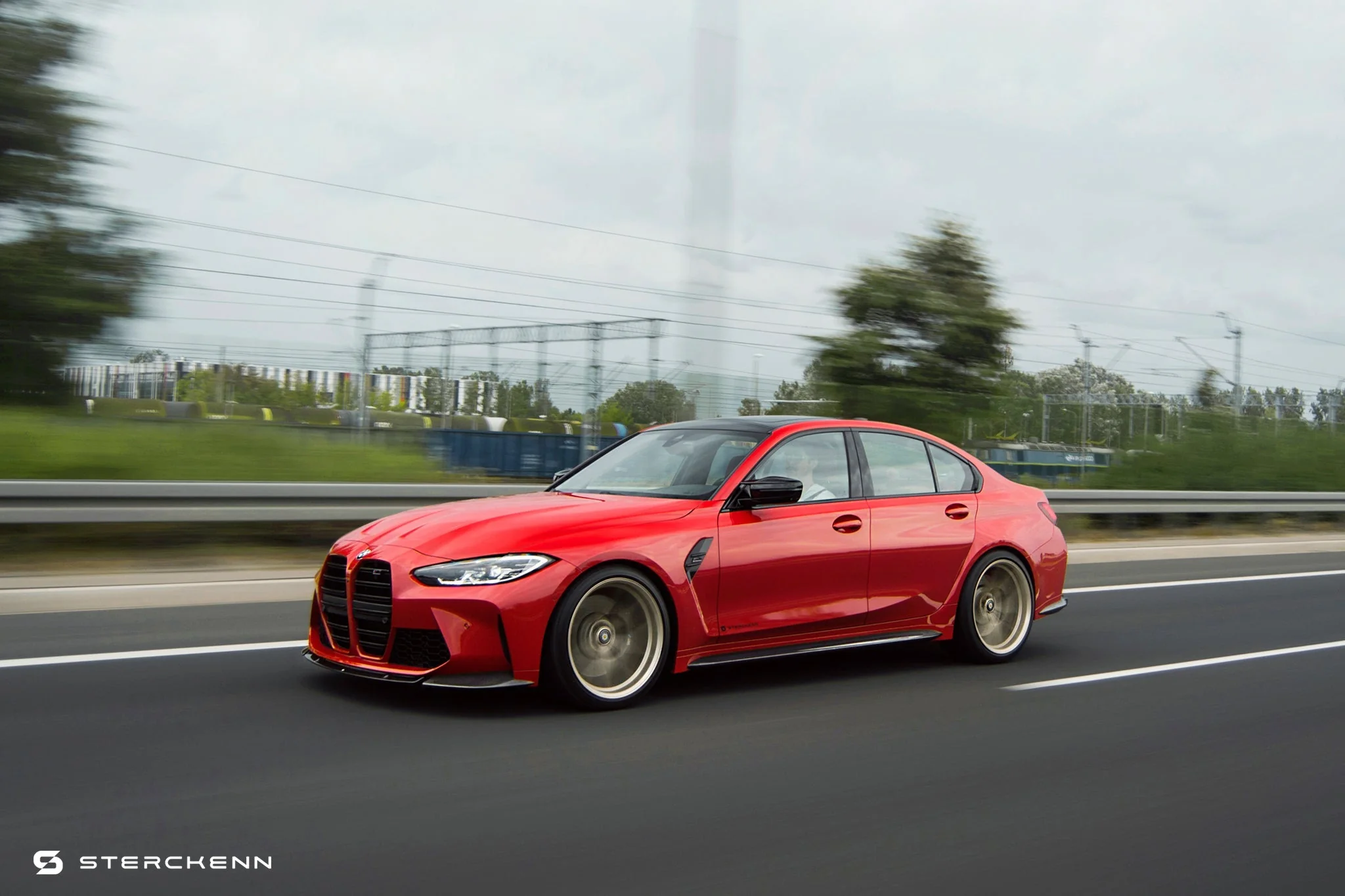 BMW M3 G80 G81 Carbon Fibre Side Skirts by Sterckenn (2021+) - Image 10
