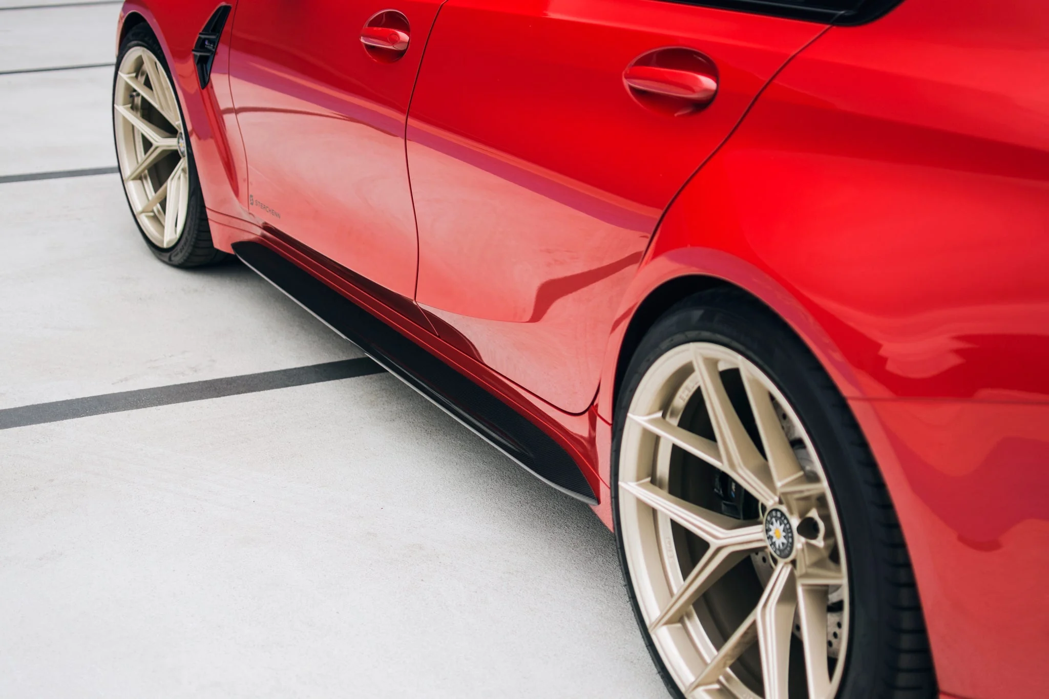 BMW M3 G80 G81 Carbon Fibre Side Skirts by Sterckenn (2021+) - Image 14