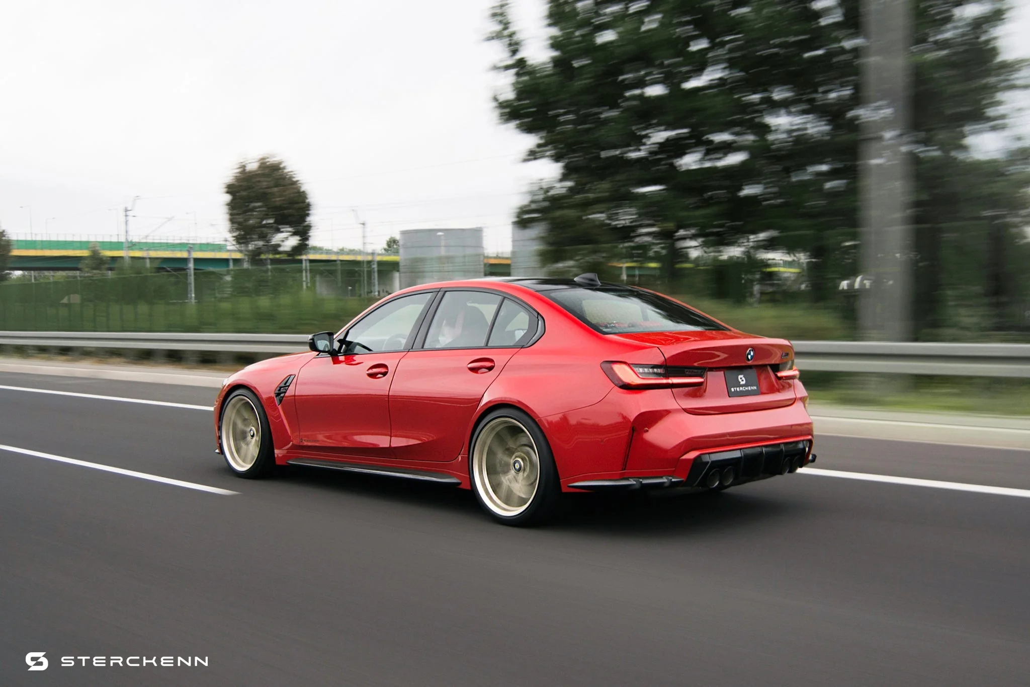 BMW M3 G80 G81 Carbon Fibre Side Skirts by Sterckenn (2021+) - Image 9