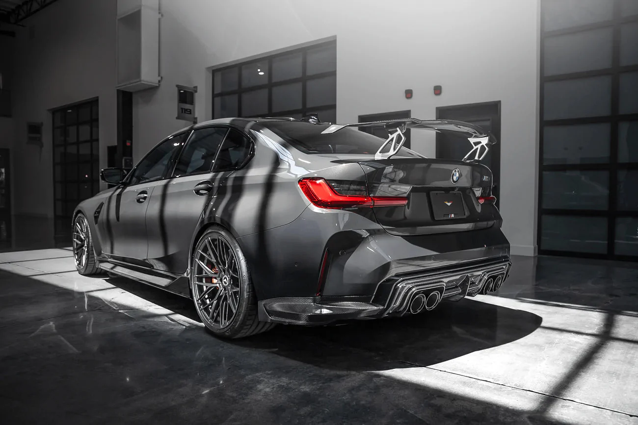 BMW M3 G80 G81 Carbon Fibre VRS Aero Rear Diffuser by Vorsteiner (2020+) - Image 3