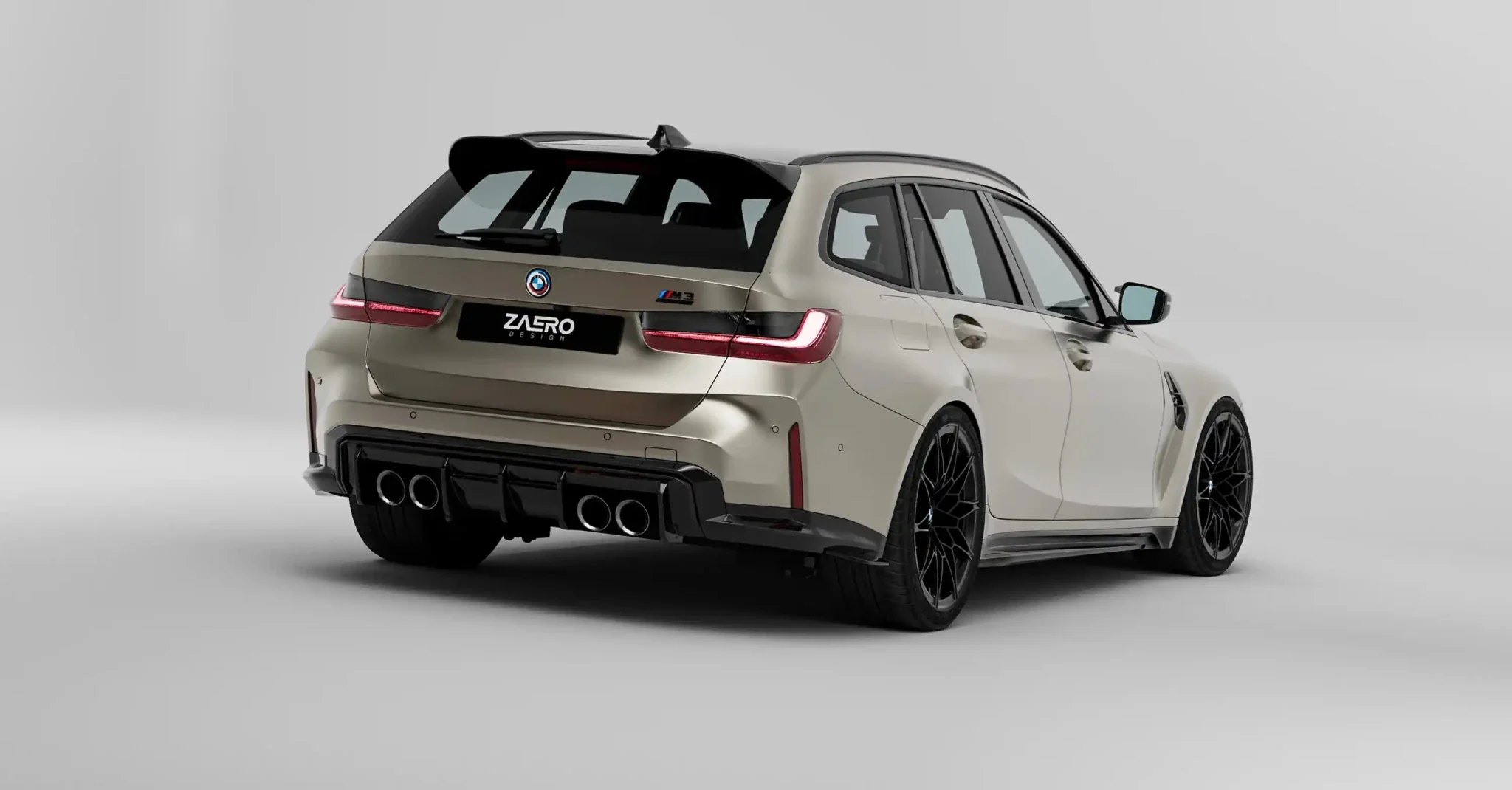 BMW M3 G80 G81 EVO-S Gloss Black Side Skirts by ZAERO (2021+) - Image 11