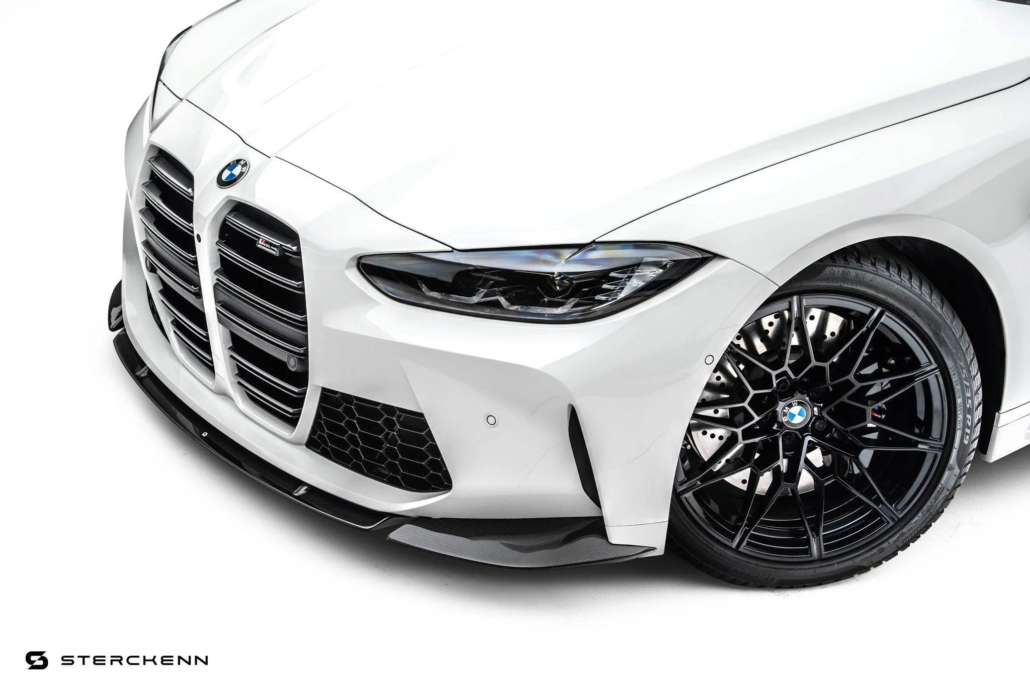 BMW M3 G80 G81 & M4 G82 G83 Carbon Fibre Front Splitter by Sterckenn (2021+) - Image 2