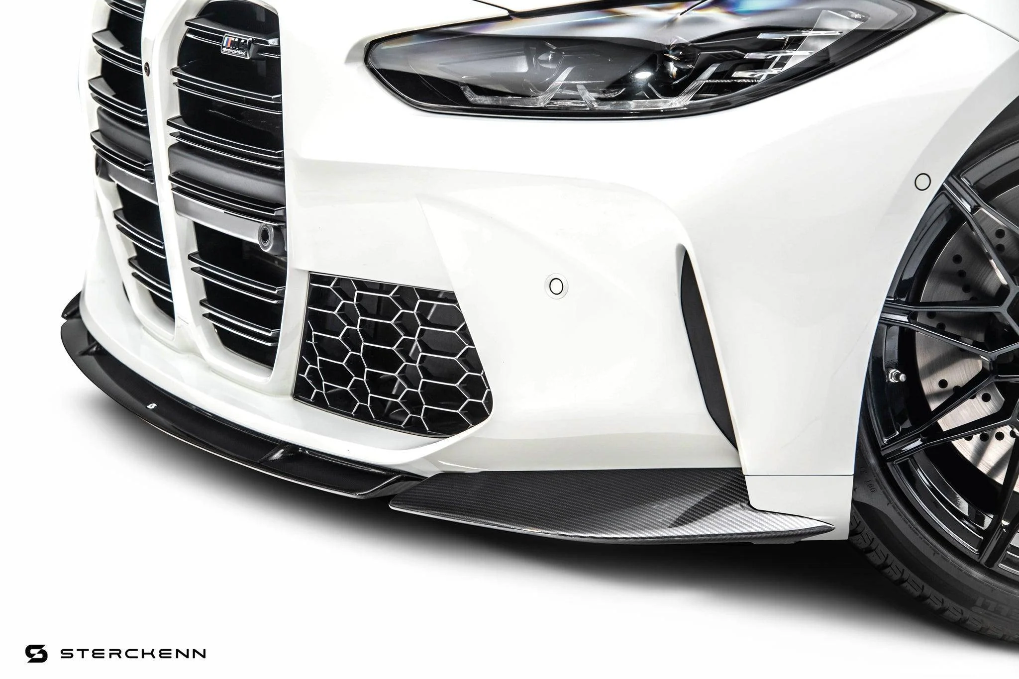 BMW M3 G80 G81 & M4 G82 G83 Carbon Fibre Front Splitter by Sterckenn (2021+) - Image 4
