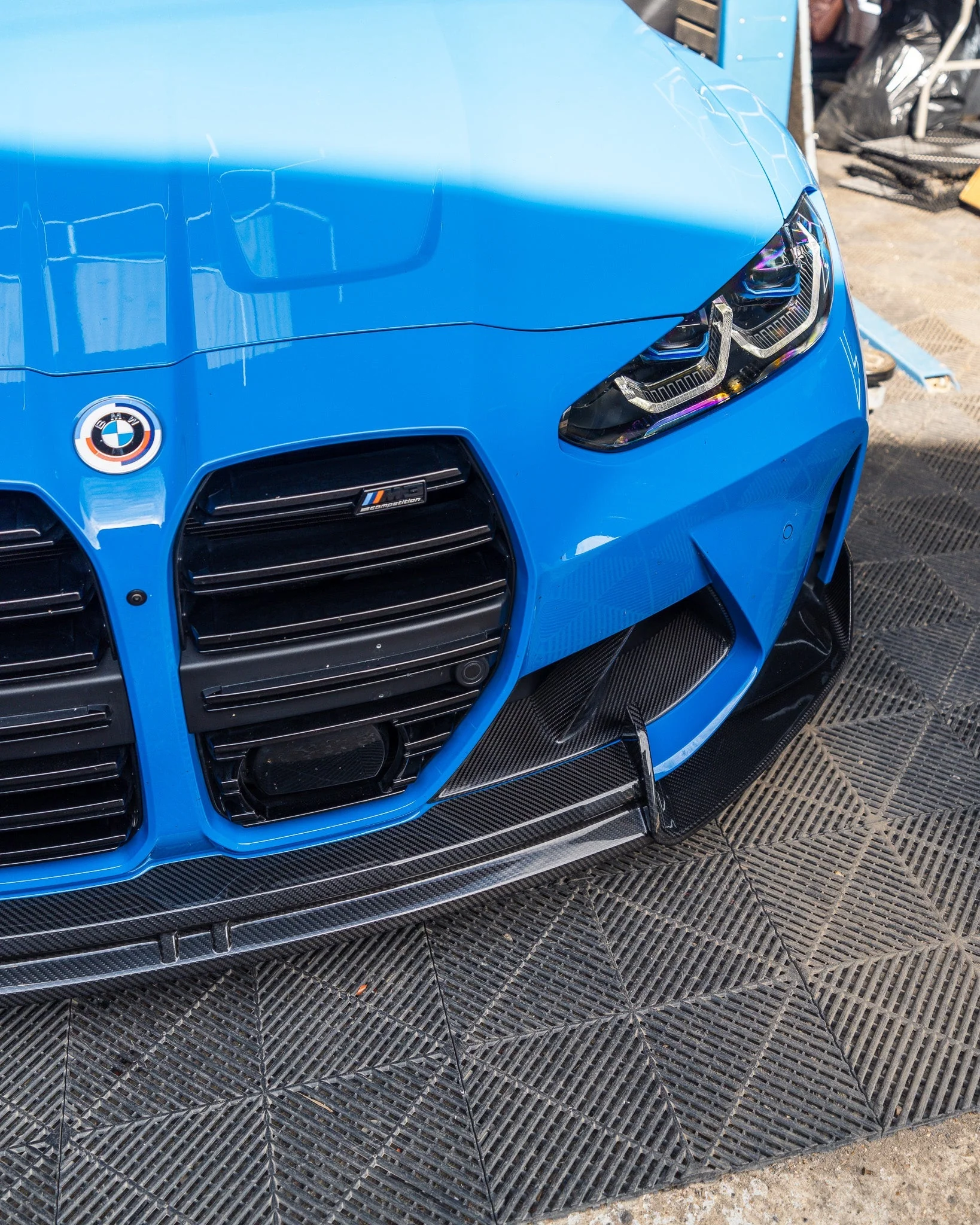 BMW M3 G80 G81 & M4 G82 G83 Dry Carbon Fibre Front Splitter by Adro (2021+) - Image 10