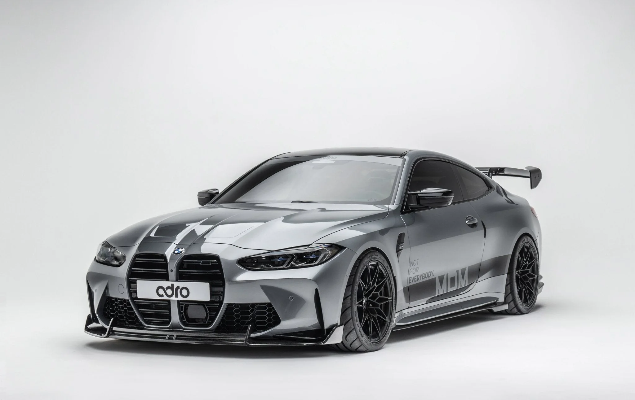 BMW M3 G80 G81 & M4 G82 G83 Dry Carbon Fibre Front Splitter by Adro (2021+) - Image 5