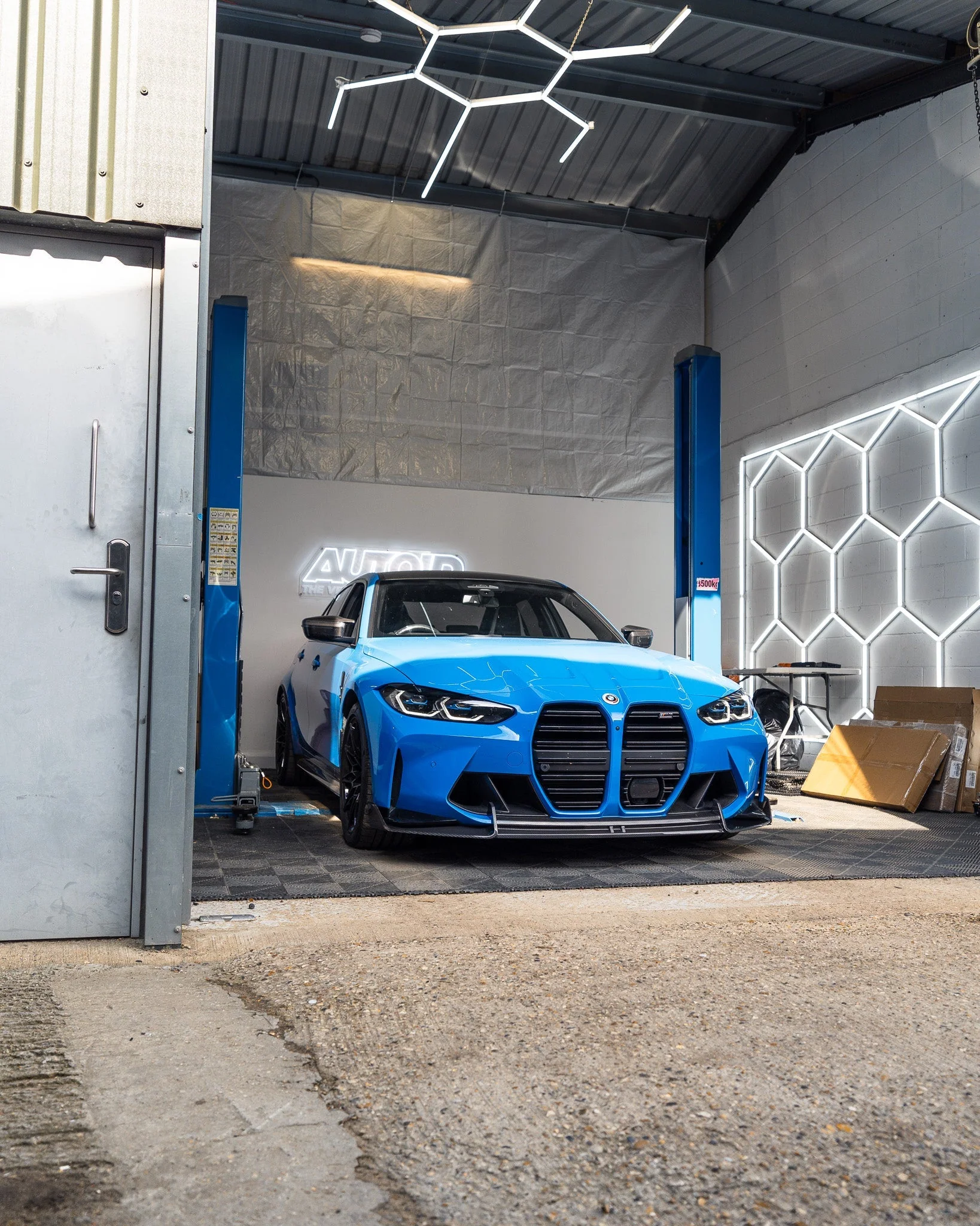 BMW M3 G80 G81 & M4 G82 G83 Dry Carbon Fibre Front Splitter by Adro (2021+) - Image 9