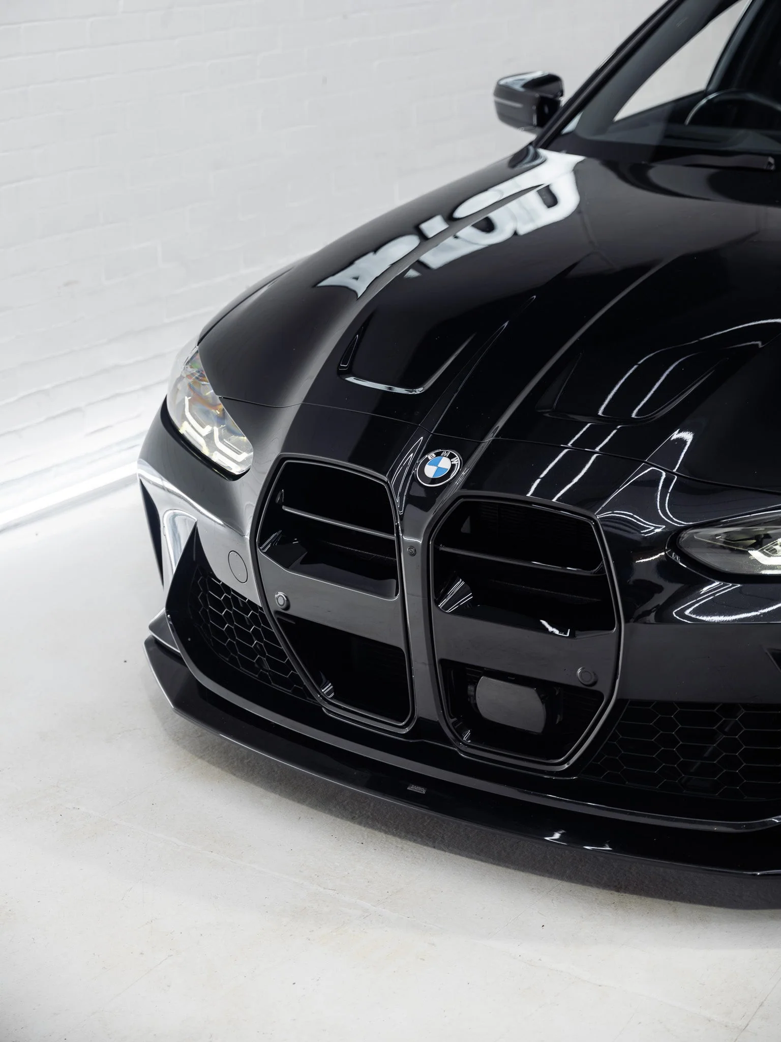 BMW M3 G80 G81 & M4 G82 G83 EVO-S Gloss Black Front Kidney Grilles by ZAERO (2021+) - Image 2