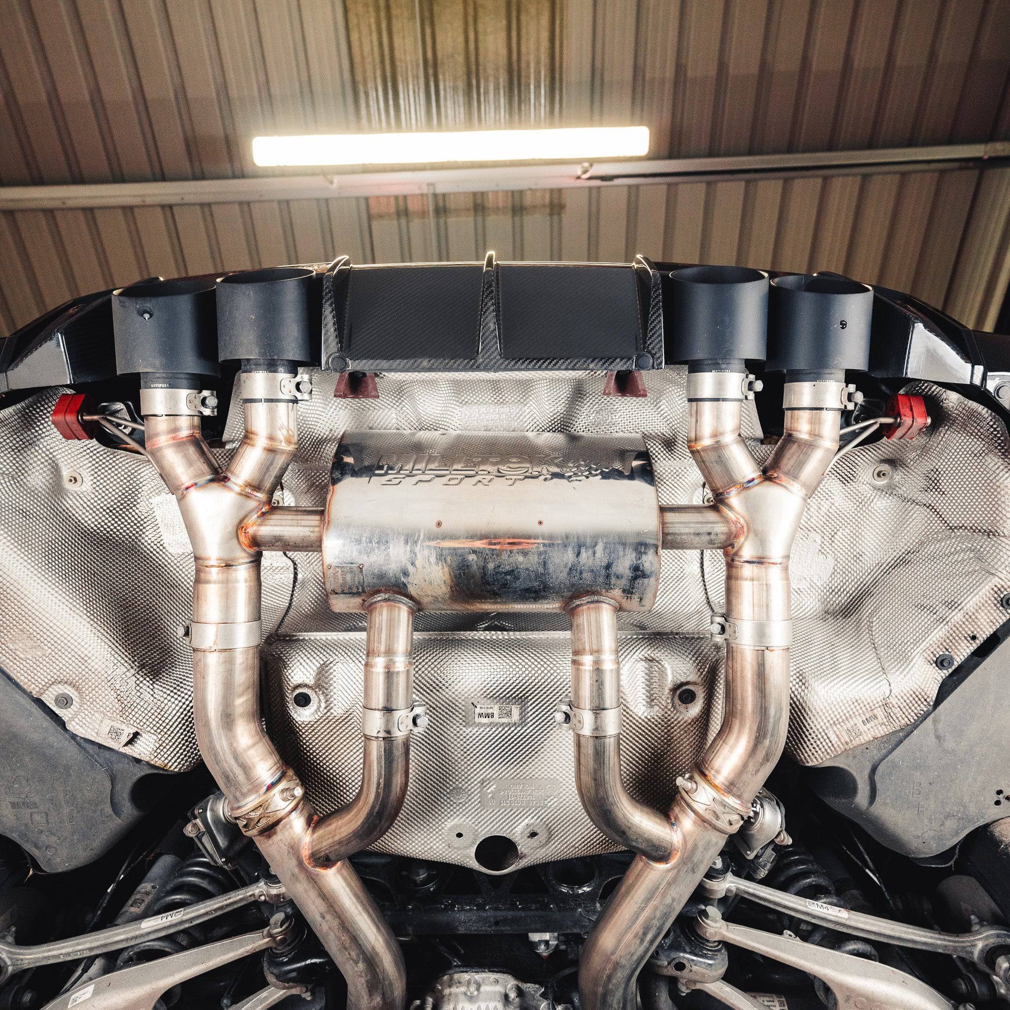 BMW M3 G80 G81 & M4 G82 G83 Full Catback / Axle-Back Exhaust System by Milltek (2020+) - Image 4
