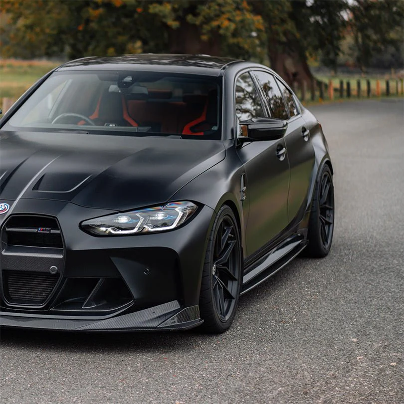 BMW M3 G80 G81 Pre-Preg Carbon Fibre PR-1 Side Skirts by TREVORA (2020+) - Image 2