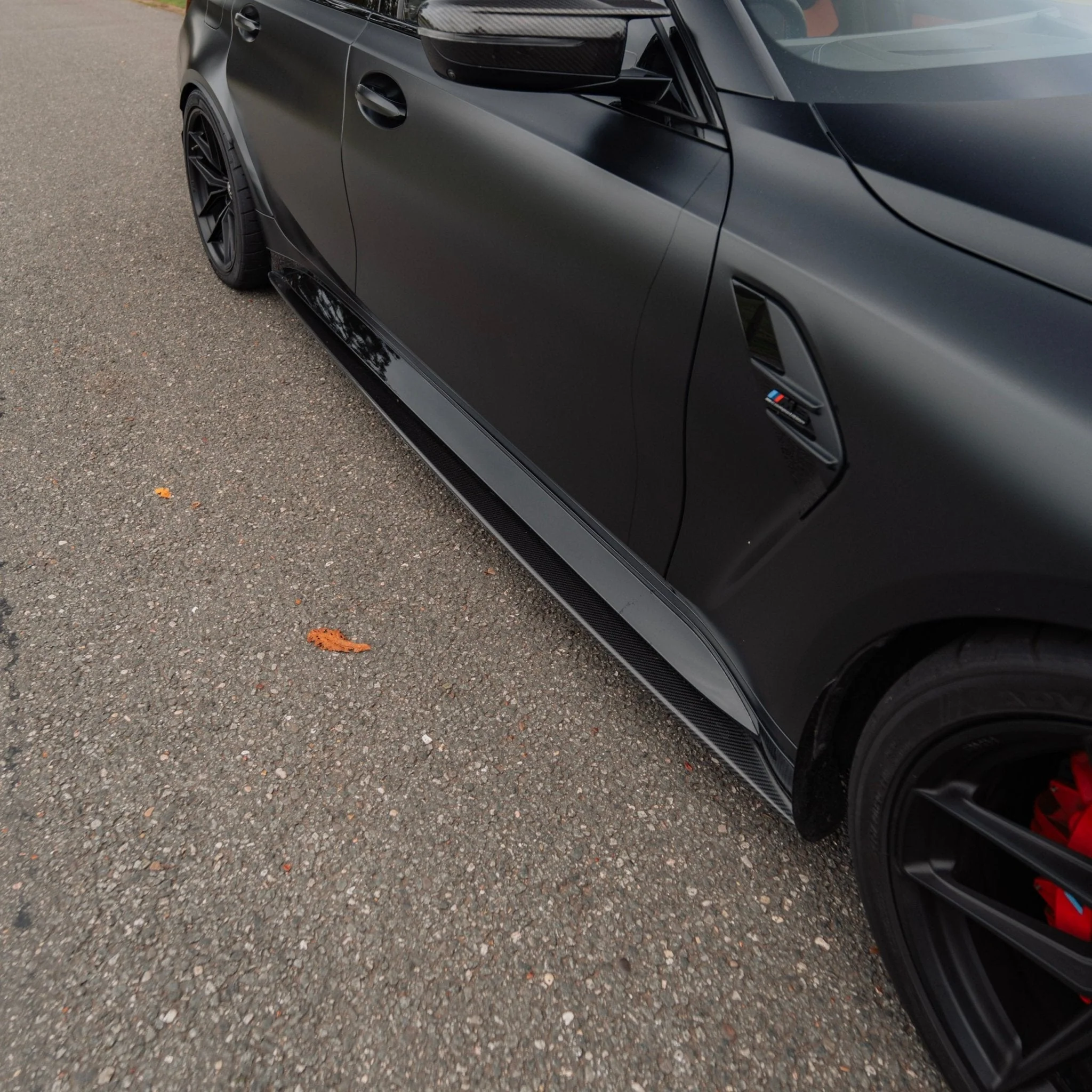 BMW M3 G80 G81 Pre-Preg Carbon Fibre PR-1 Side Skirts by TREVORA (2020+) - Image 7