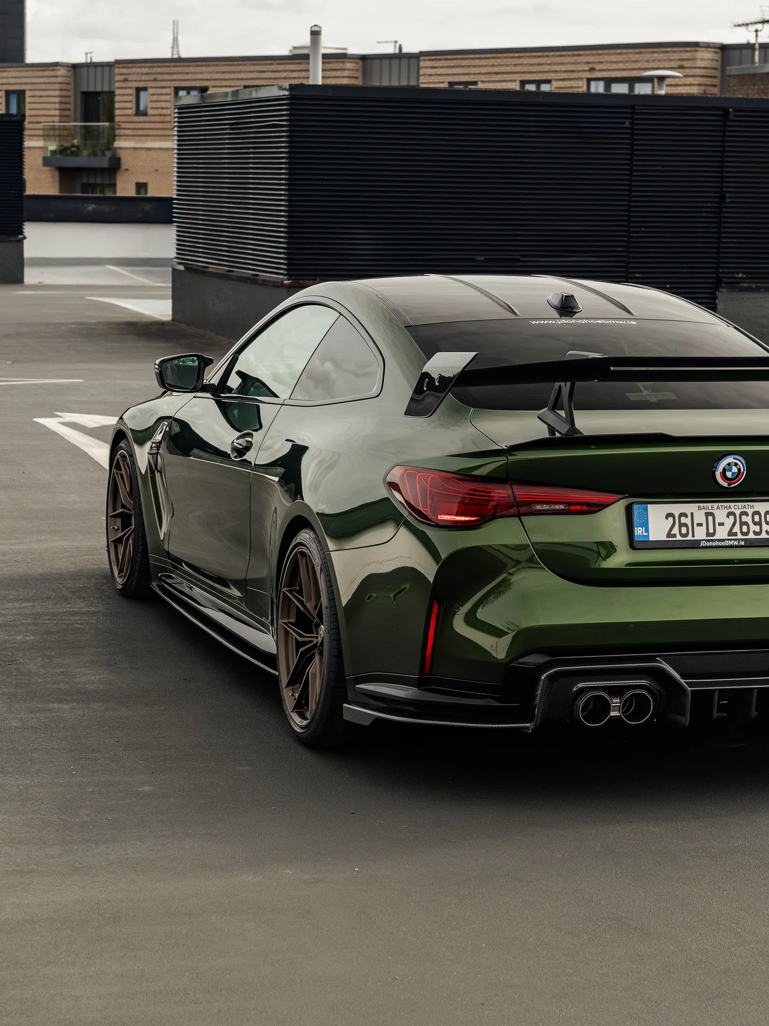 BMW M3 G80 & M4 G82 Dry Carbon Fibre AT-R3 Rear Wing by Adro (2021+) - Image 10