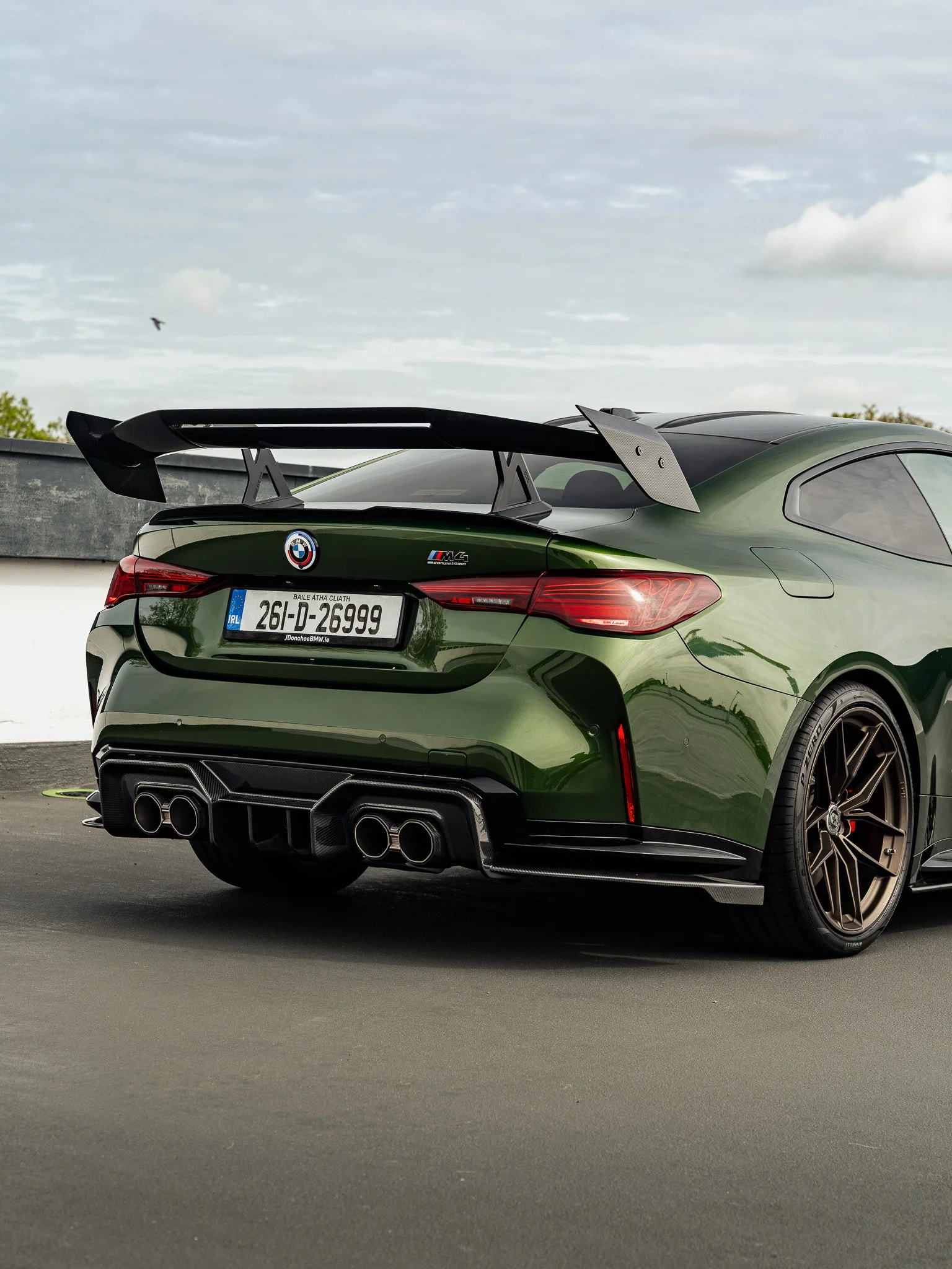 BMW M3 G80 & M4 G82 Dry Carbon Fibre AT-R3 Rear Wing by Adro (2021+) - Image 6