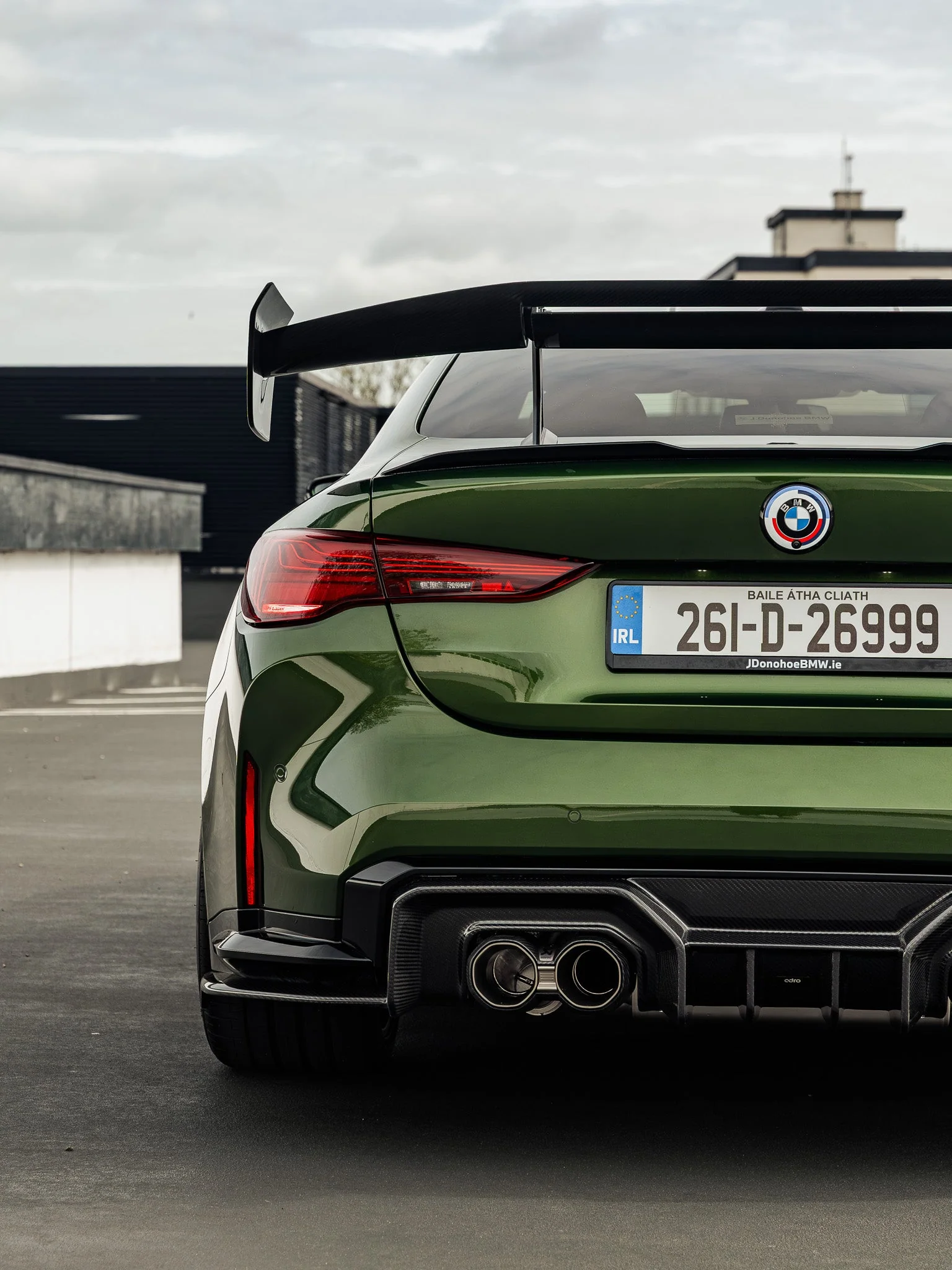 BMW M3 G80 & M4 G82 Dry Carbon Fibre AT-R3 Rear Wing by Adro (2021+) - Image 9