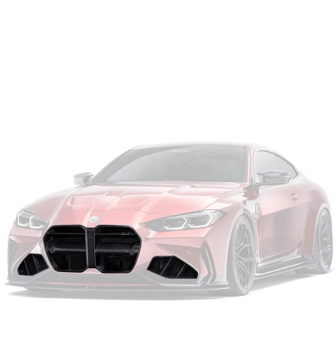 BMW M3 G80 & M4 G82 Carbon Fibre Grilles & Ducts for V1 Bumper by Adro (2021+) - Image 12
