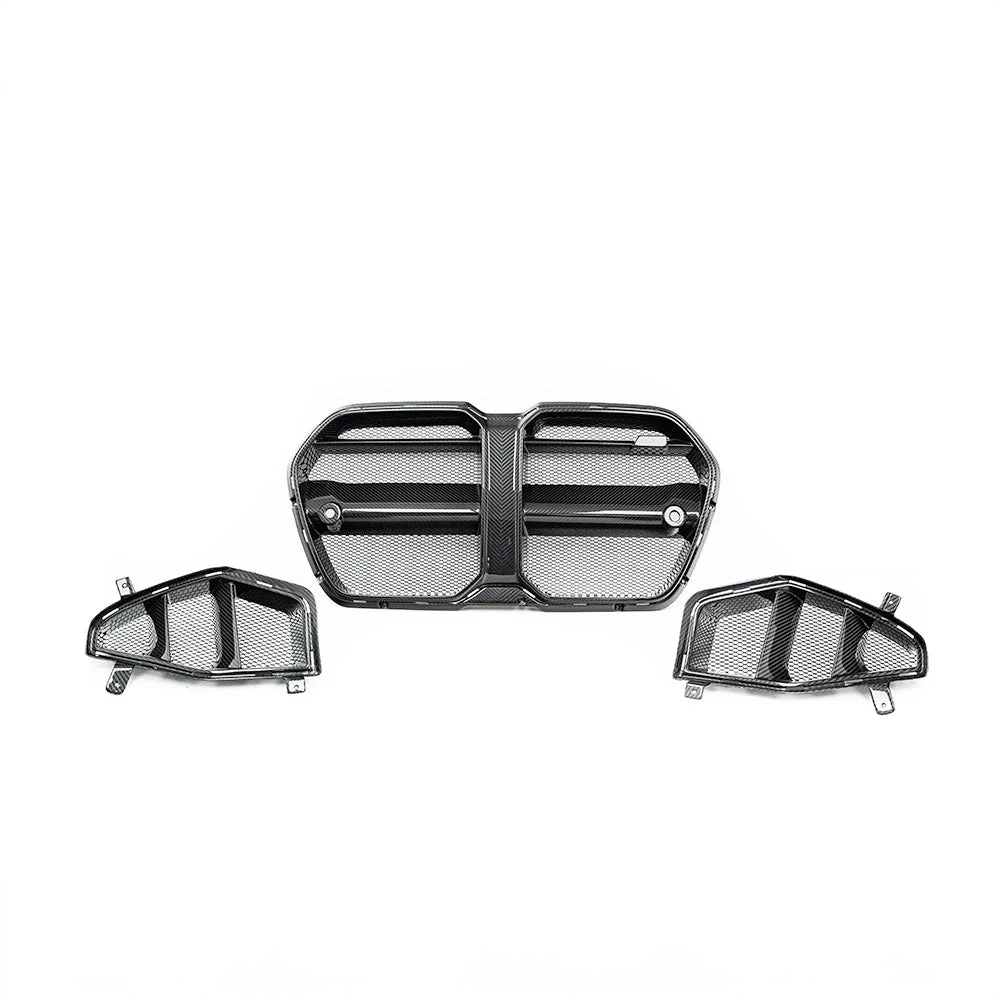 BMW M3 G80 & M4 G82 Carbon Fibre Grilles & Ducts for V1 Bumper by Adro (2021+) - Image 6