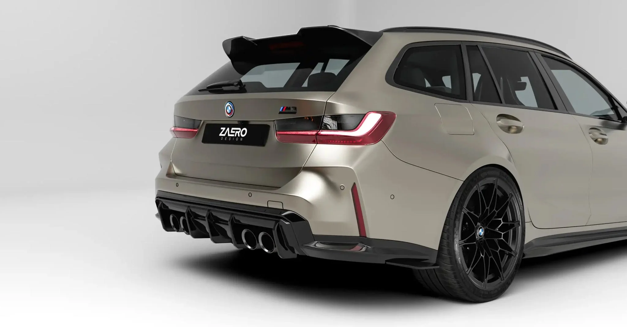 BMW M3 G81, M340i & 3 Series G21 Touring EVO-S Gloss Black Rear Spoiler by ZAERO (2021+) - Image 3