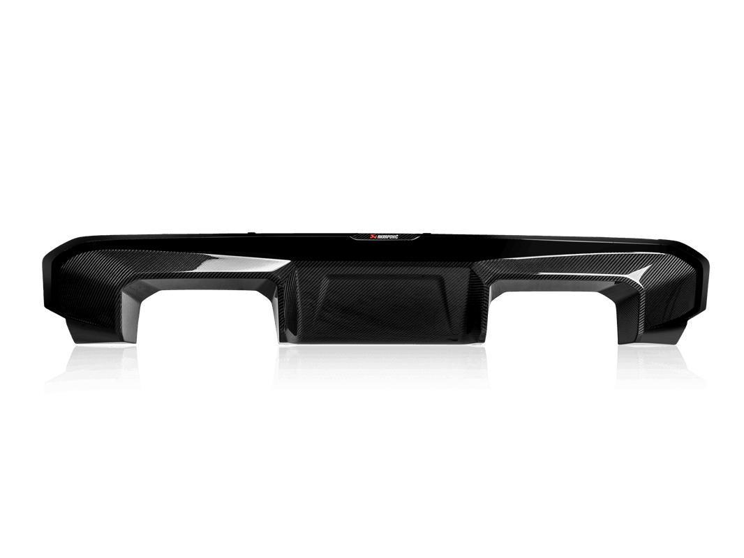 BMW M3 & M4 G80 G81 G82 G83 Black Rear Diffuser by Akrapovic