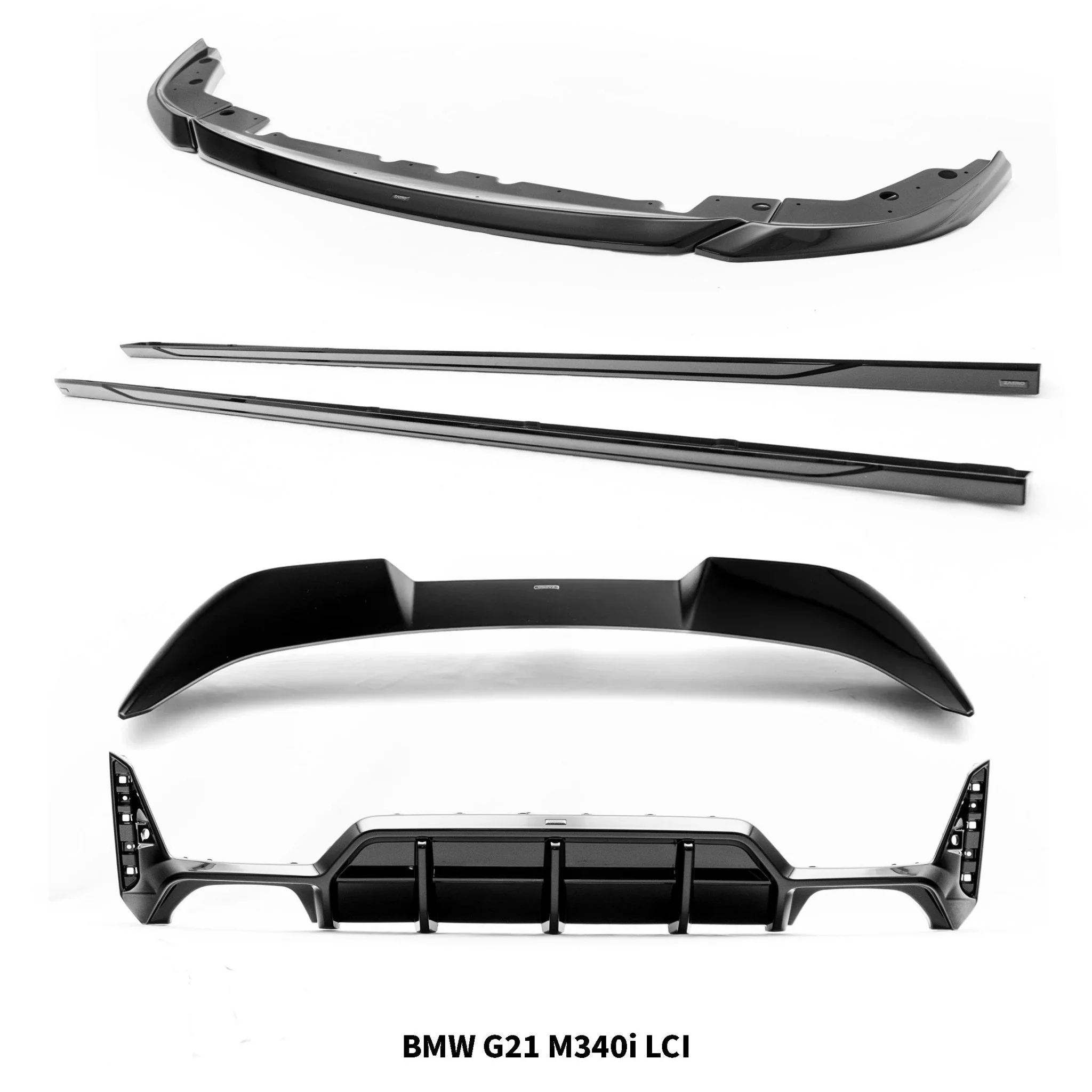 BMW M340i, 330i & 320i G21 Touring LCI EVO-1 Gloss Black Full Body Kit by ZAERO - Image 3