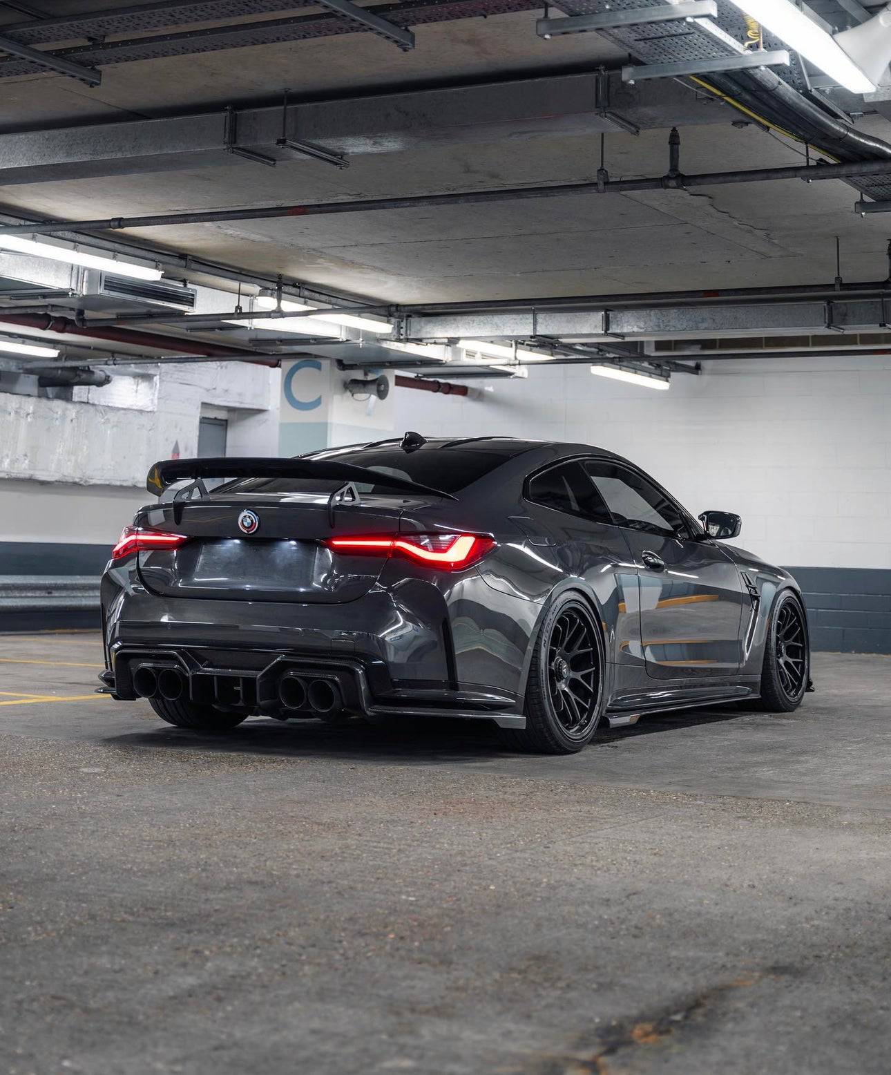BMW M4 G82 Dry Carbon Fibre Swan Neck Rear Wing by Adro (2021+) - Image 10