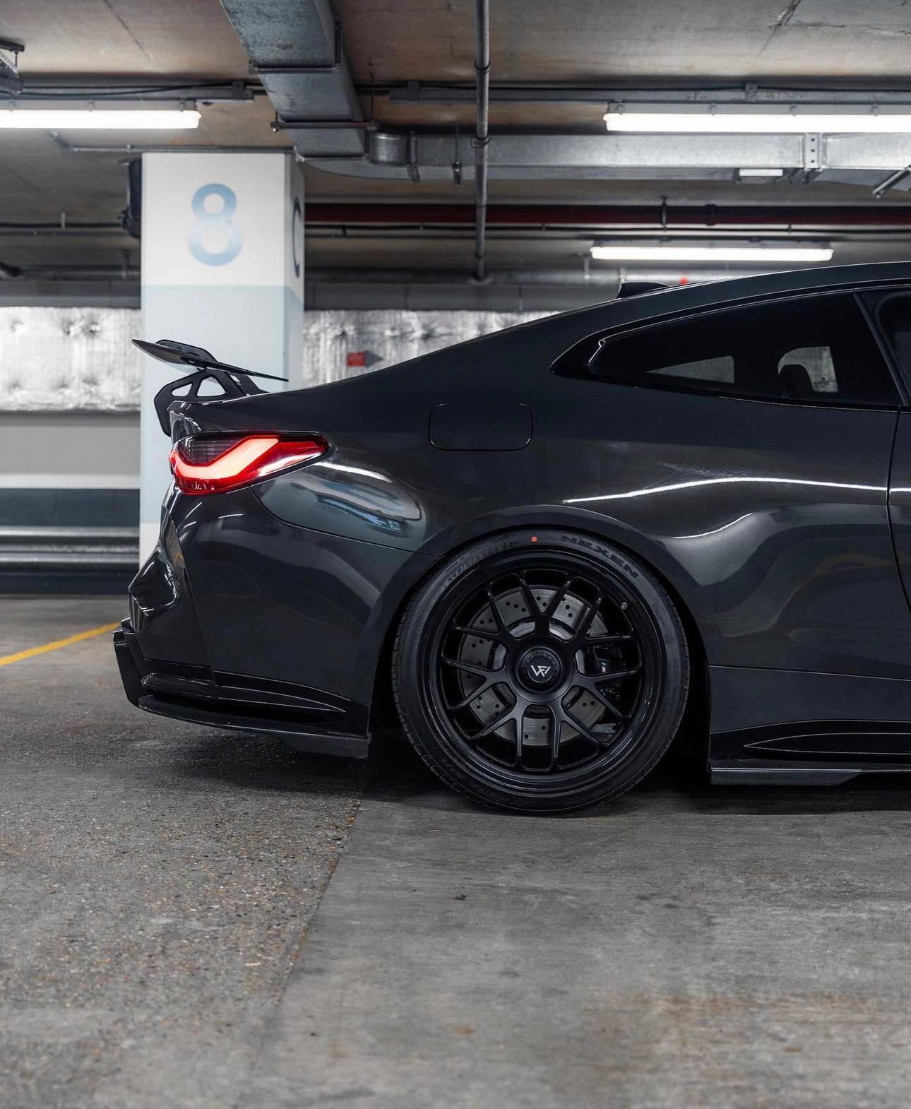 BMW M4 G82 Dry Carbon Fibre Swan Neck Rear Wing by Adro (2021+) - Image 11