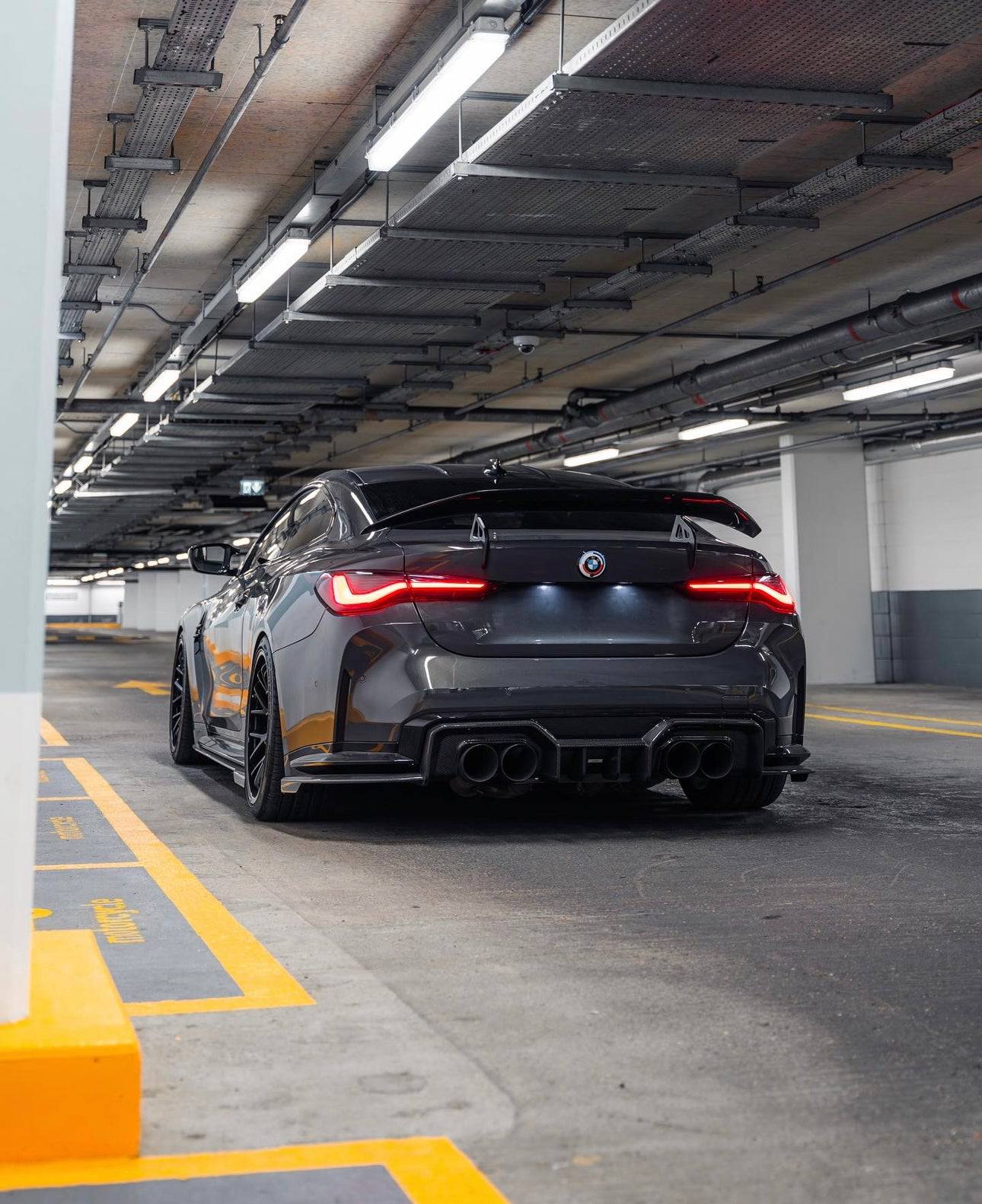 BMW M4 G82 Dry Carbon Fibre Swan Neck Rear Wing by Adro (2021+) - Image 12