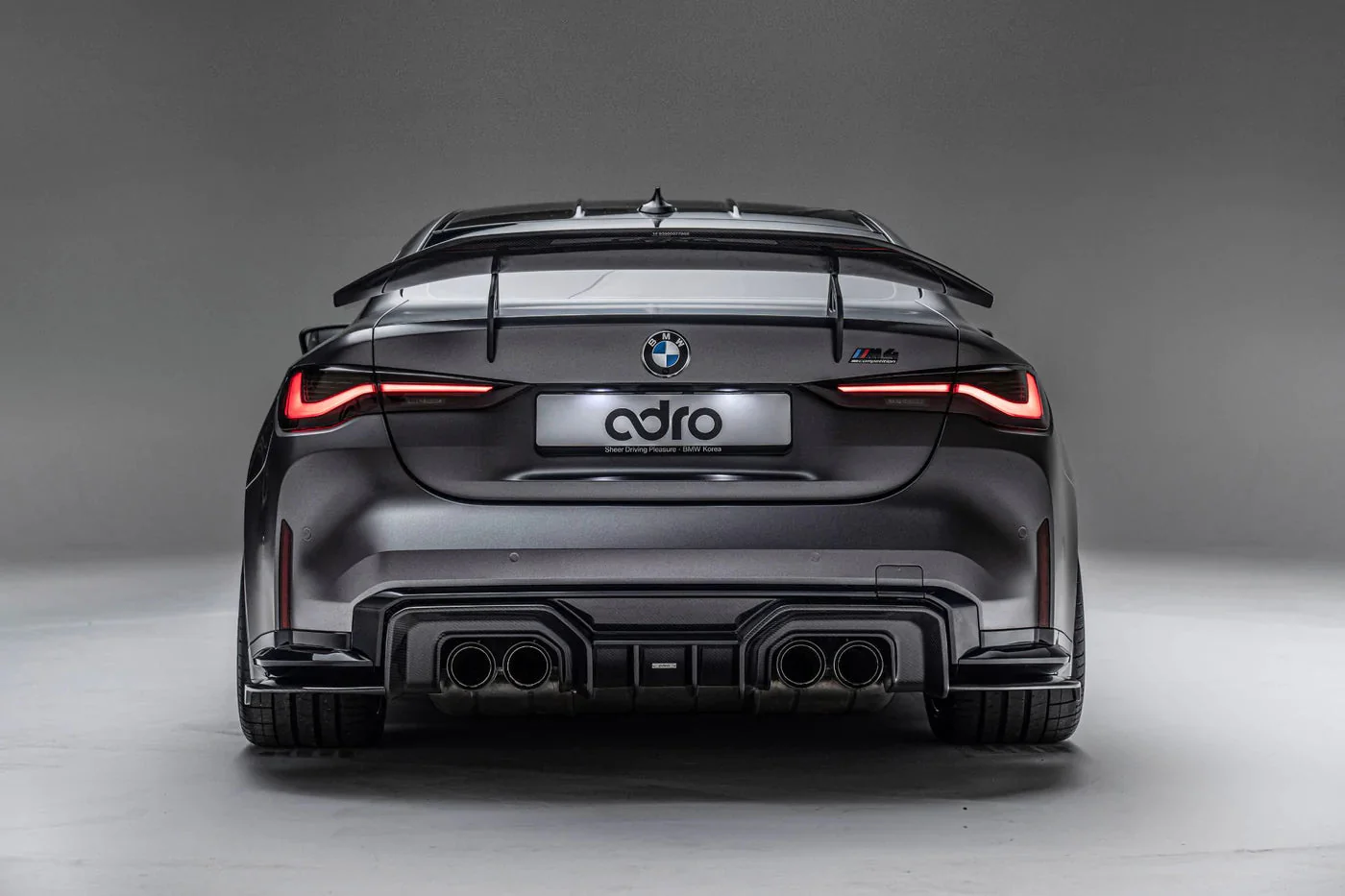 BMW M4 G82 Dry Carbon Fibre Swan Neck Rear Wing by Adro (2021+) - Image 13