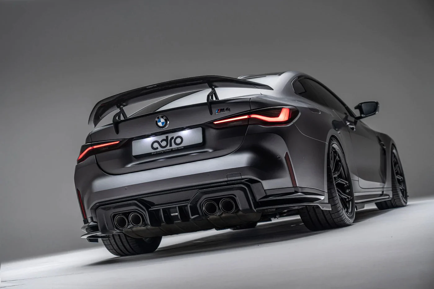 BMW M4 G82 Dry Carbon Fibre Swan Neck Rear Wing by Adro (2021+) - Image 14
