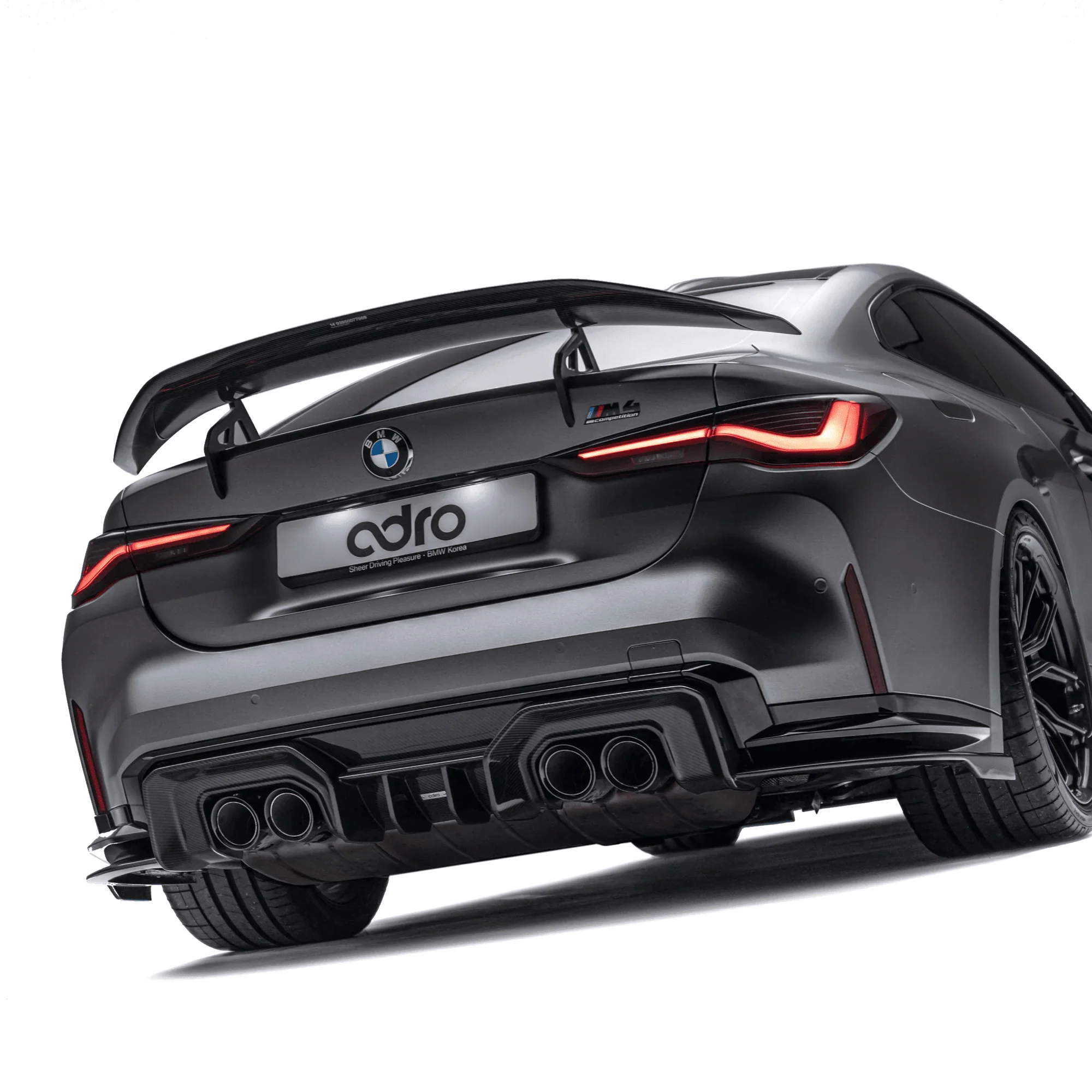 BMW M4 G82 Dry Carbon Fibre Swan Neck Rear Wing by Adro (2021+) - Image 5