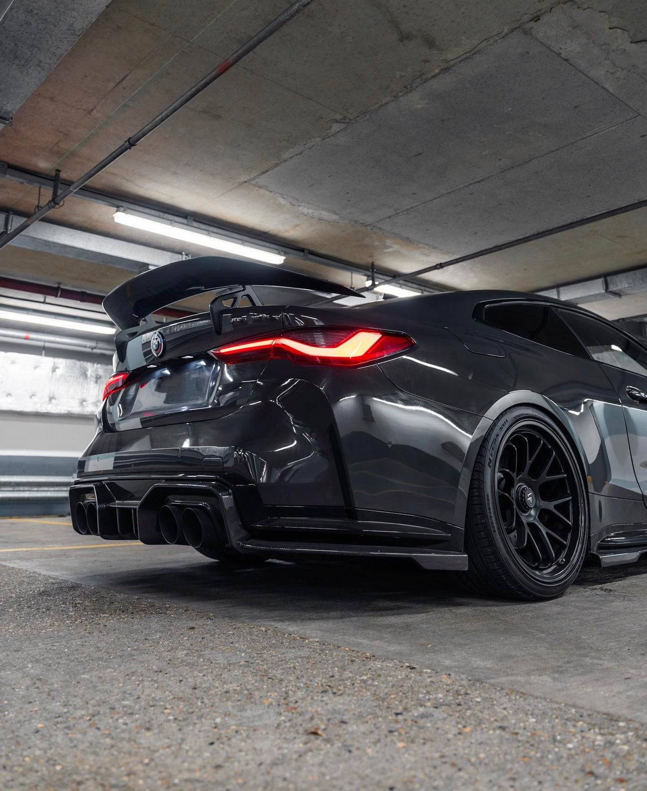 BMW M4 G82 Dry Carbon Fibre Swan Neck Rear Wing by Adro (2021+) - Image 9