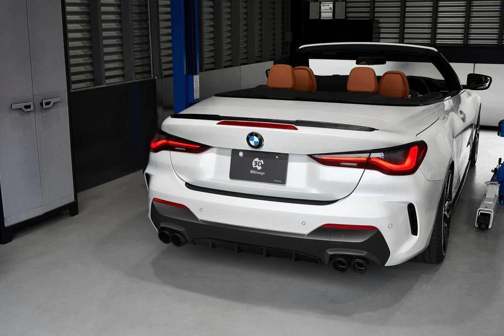 BMW M4 G83 Convertible Carbon Fibre Rear Spoiler by 3D Design (2020+) - Image 2
